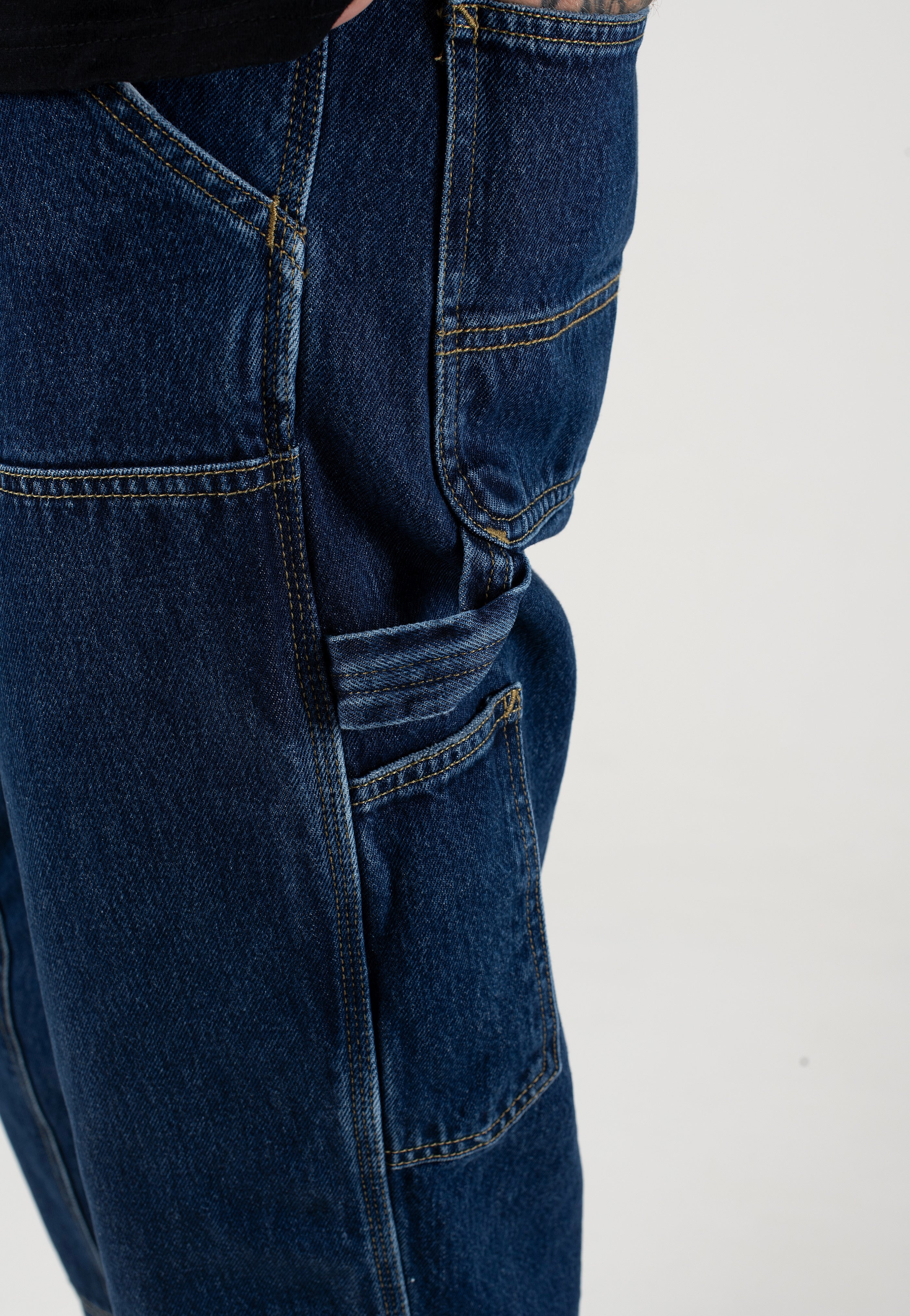 Carhartt WIP - Double Knee Stone Washed Blue - Jeans | Men-Image