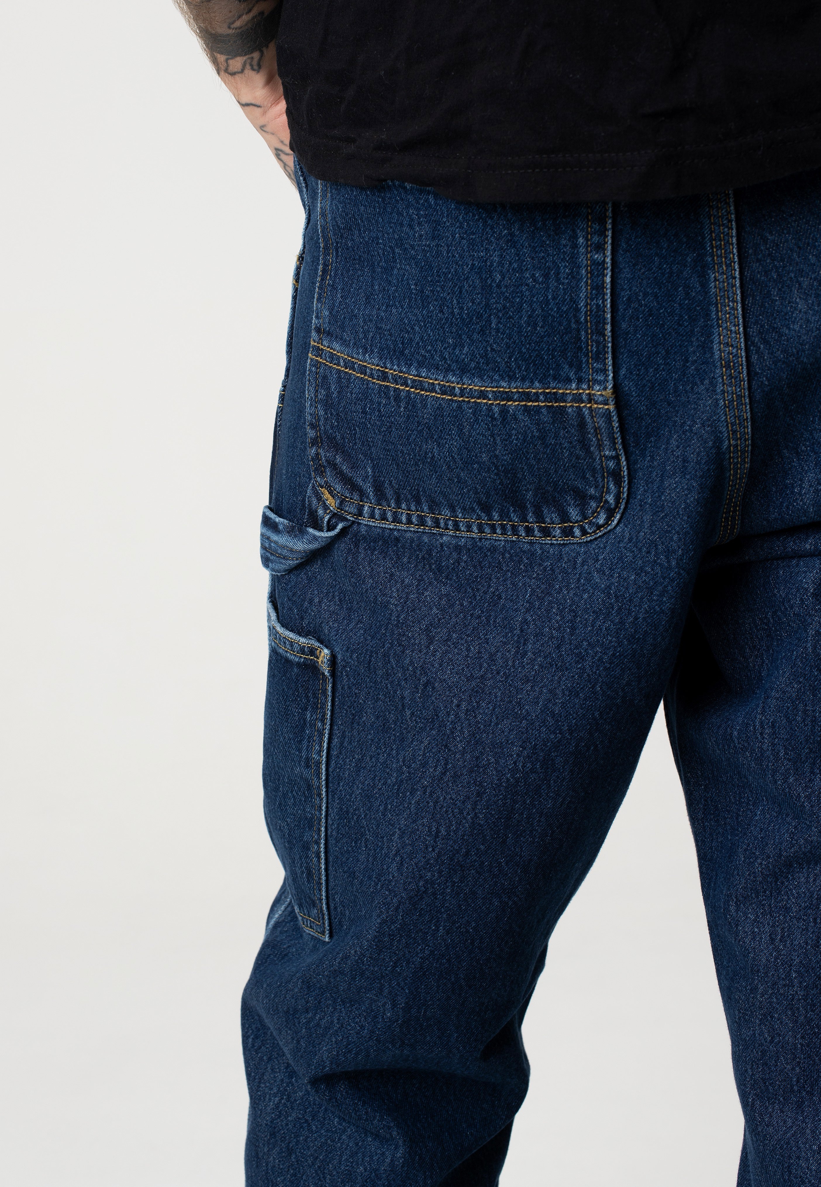 Carhartt WIP - Double Knee Stone Washed Blue - Jeans | Men-Image