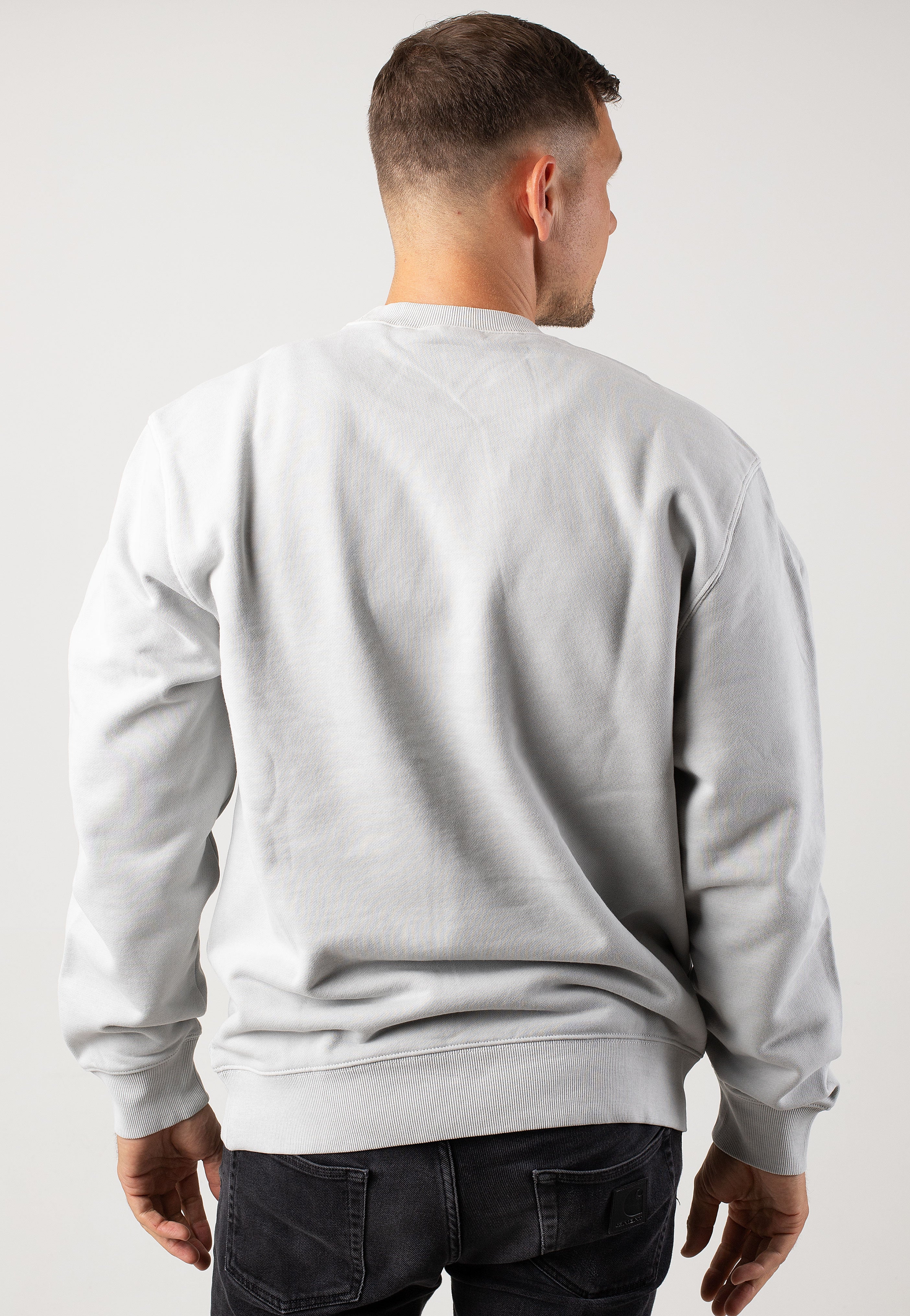 Carhartt WIP - Duster Script Garment Dyed Basalt - Sweater | Men-Image