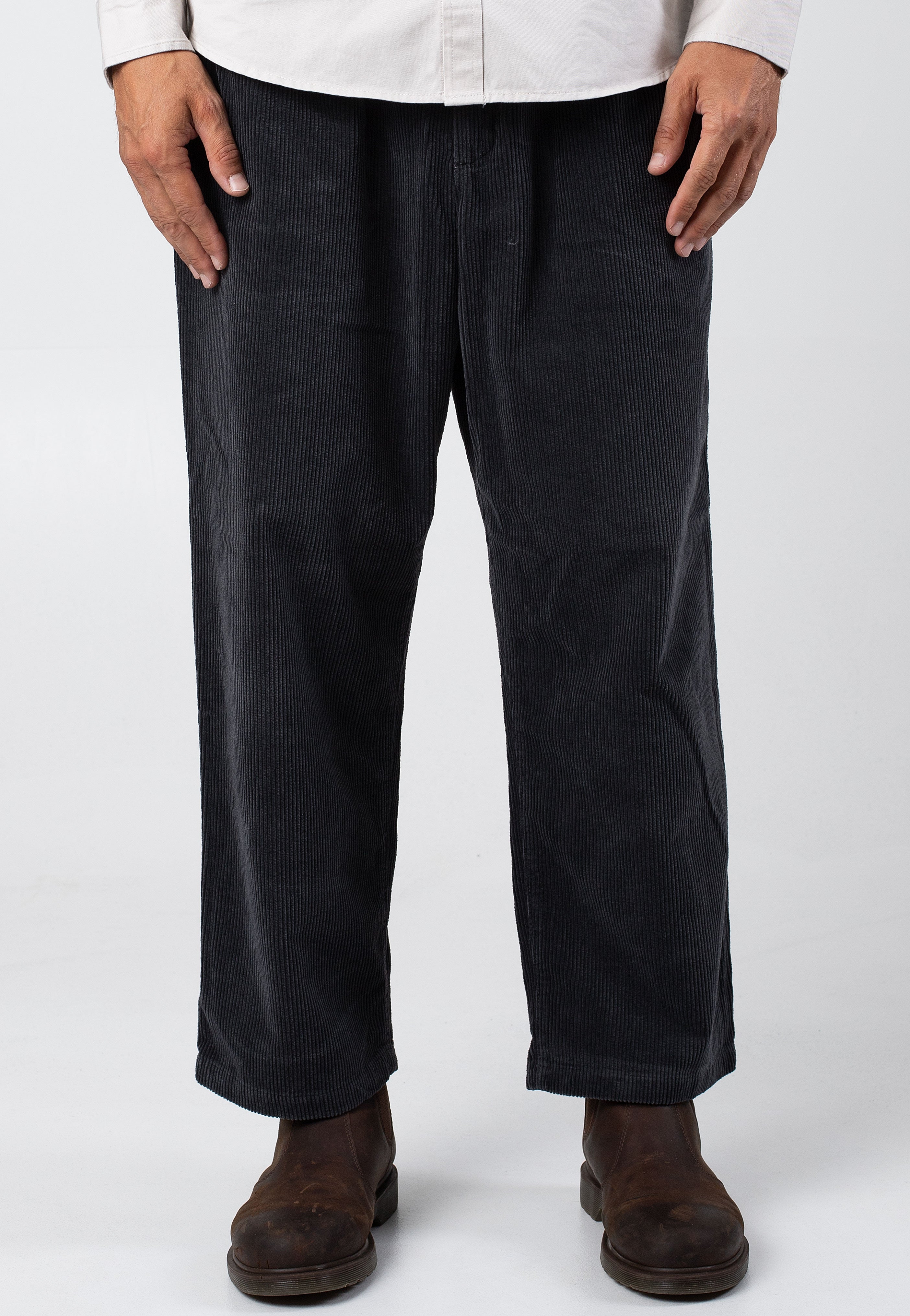 Carhartt WIP - Evan Rinsed Graphite - Pants | Men-Image