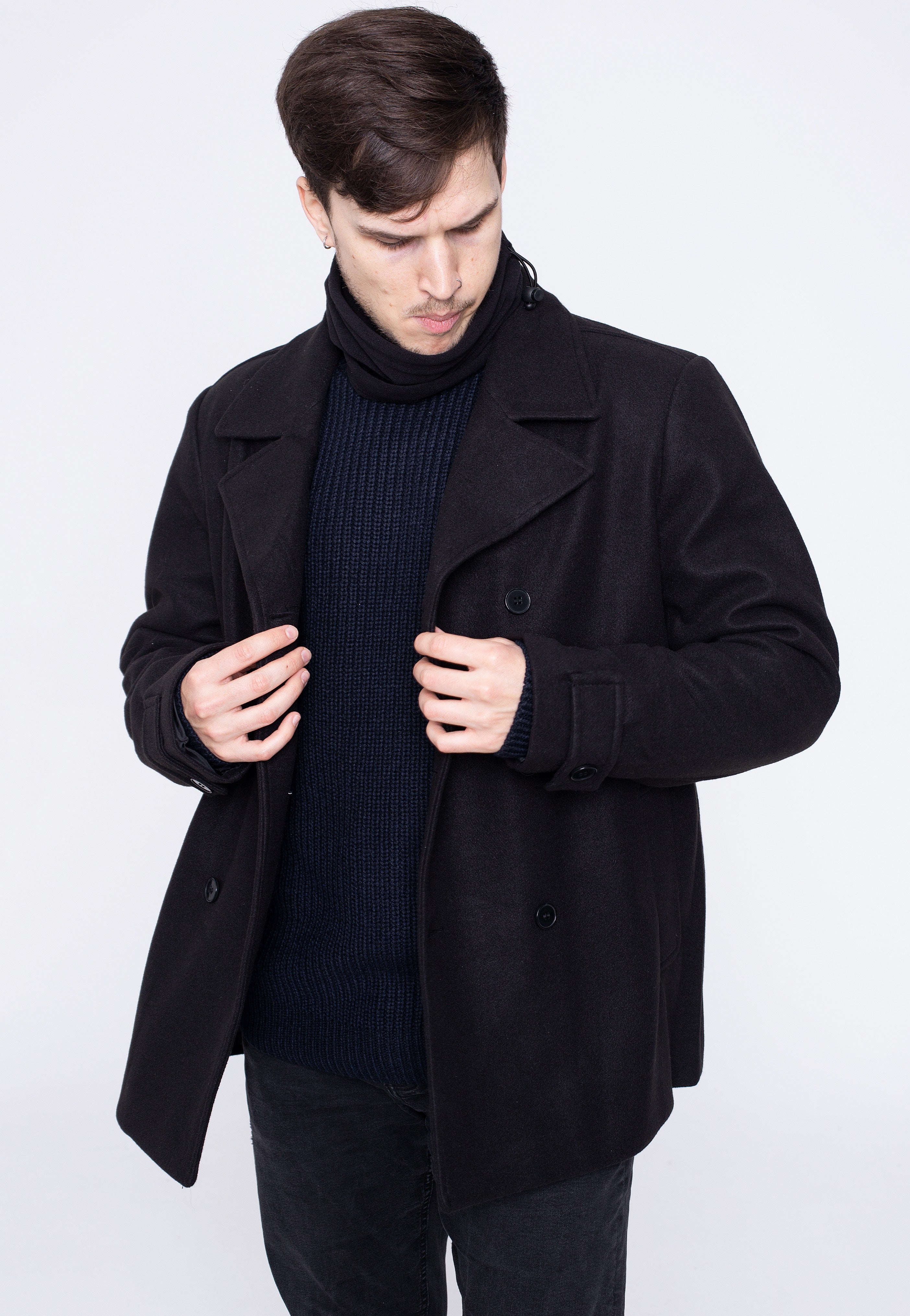 Urban Classics - Classic Pea Black - Jacket | Men-Image