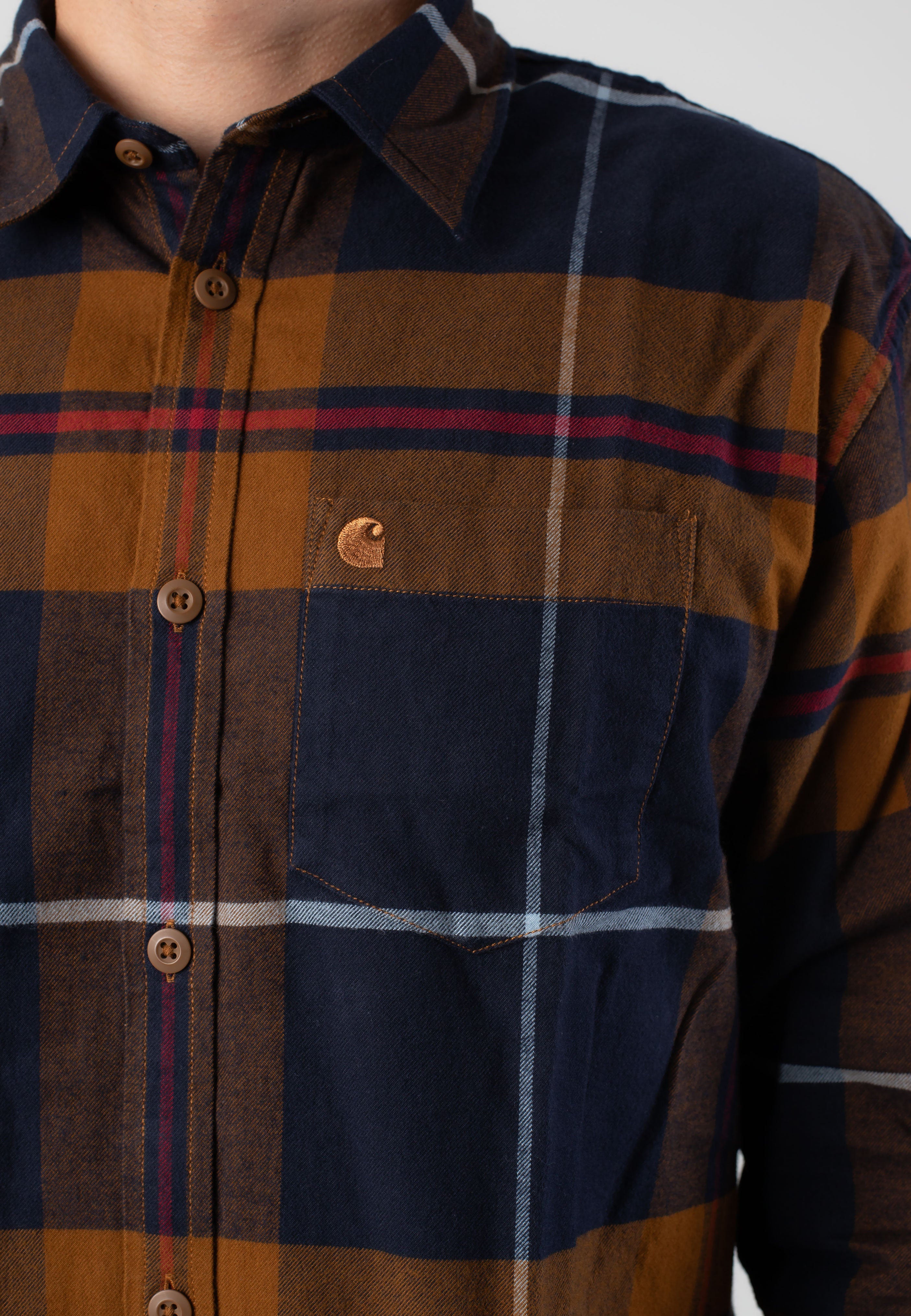 Carhartt WIP - Garnett Check/Deep H Brown/Deep H Brown - Shirt | Men-Image