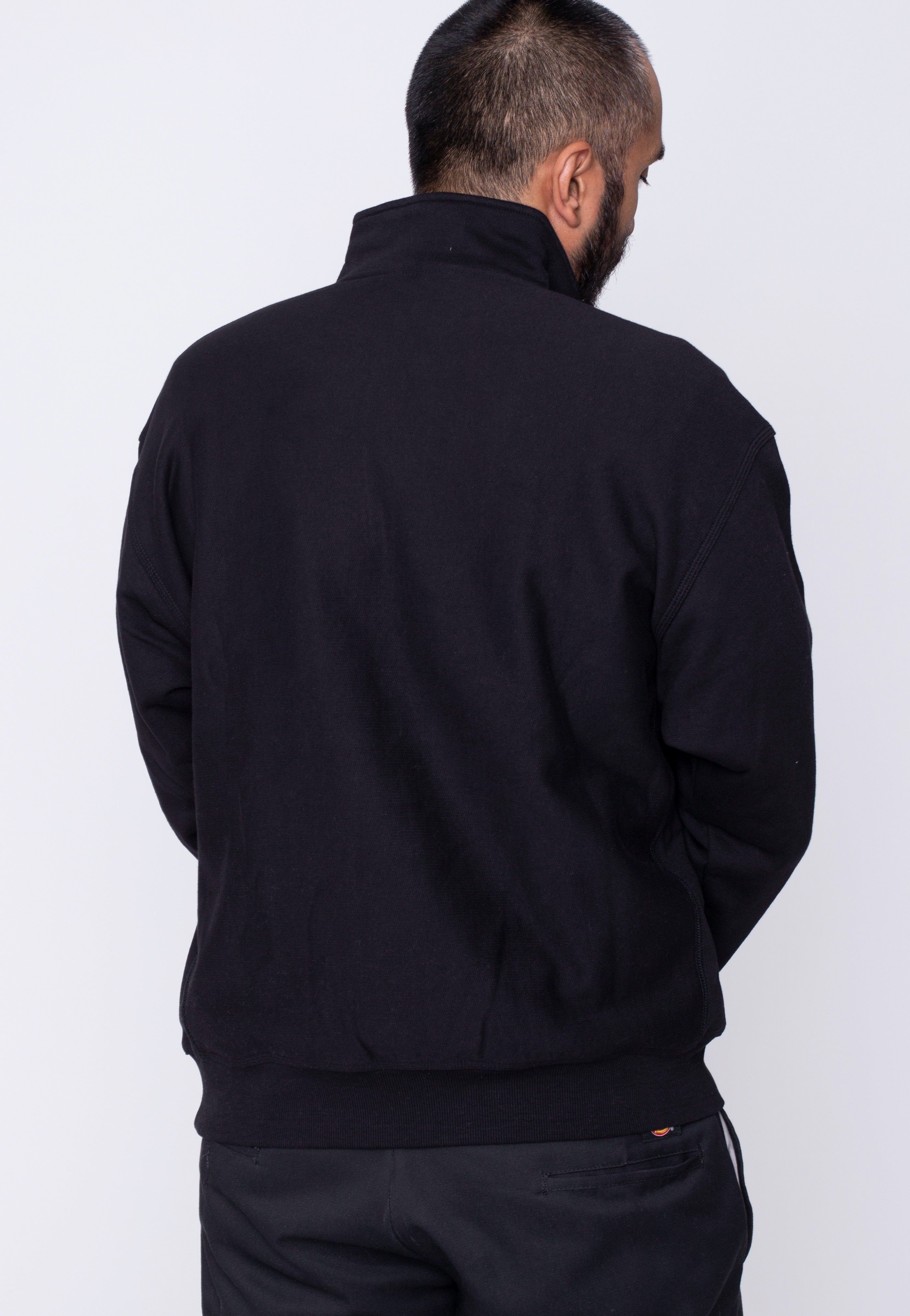 Carhartt WIP - Half Zip American Script Black - Pullover | Men-Image