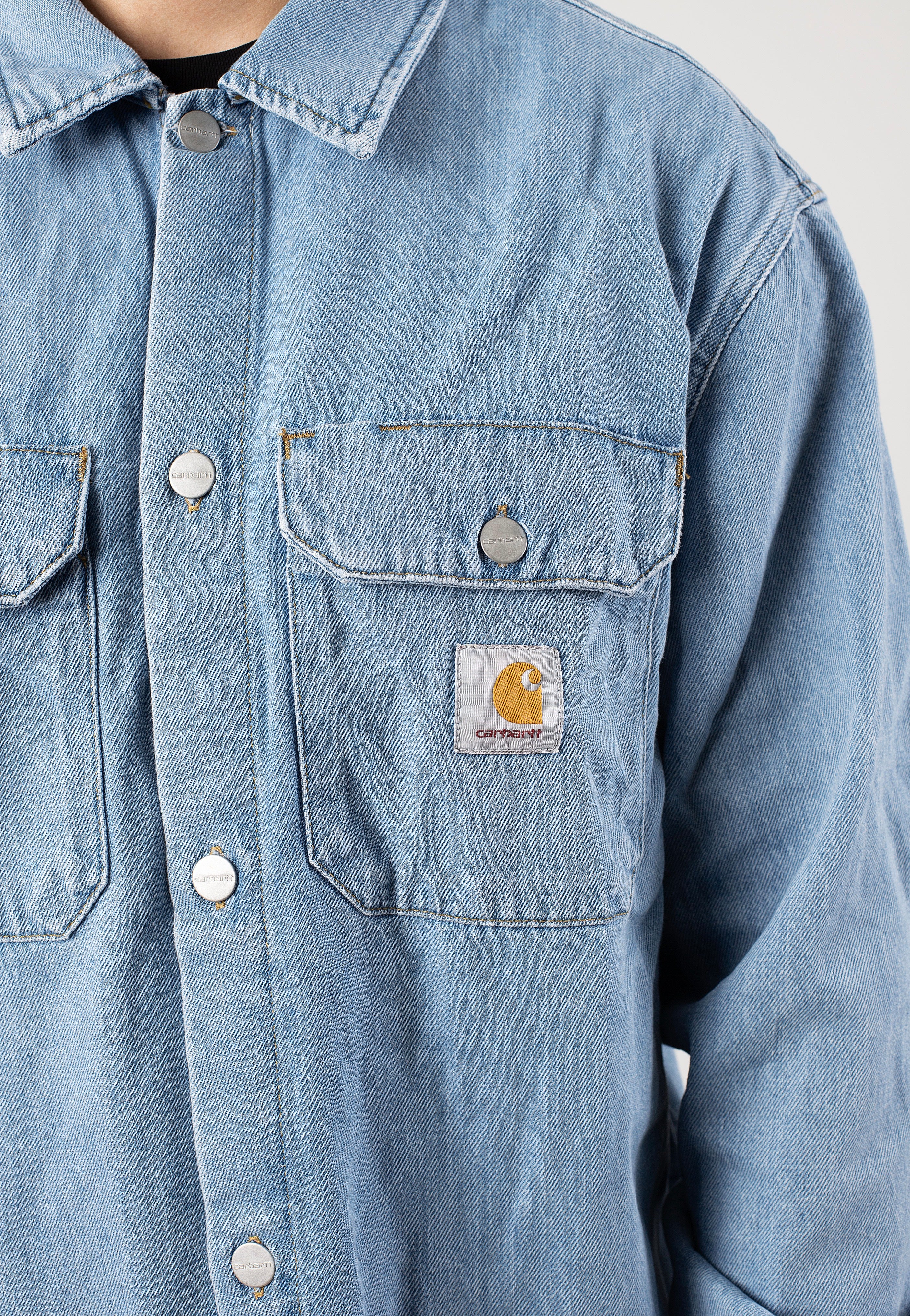 Carhartt WIP - Harvey Dark Bleached Blue - Jacket | Men-Image