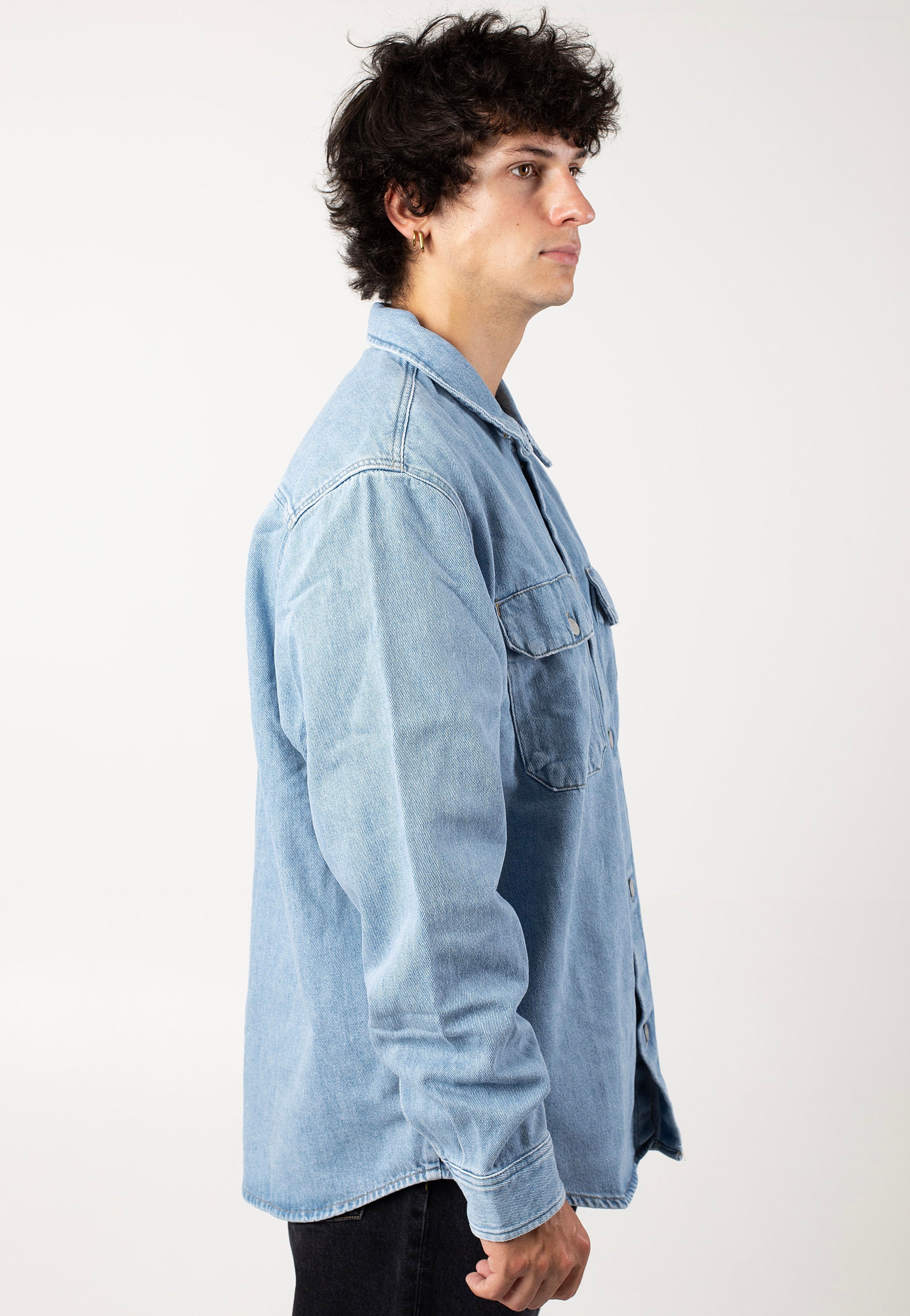 Carhartt WIP - Harvey Dark Bleached Blue - Jacket | Men-Image