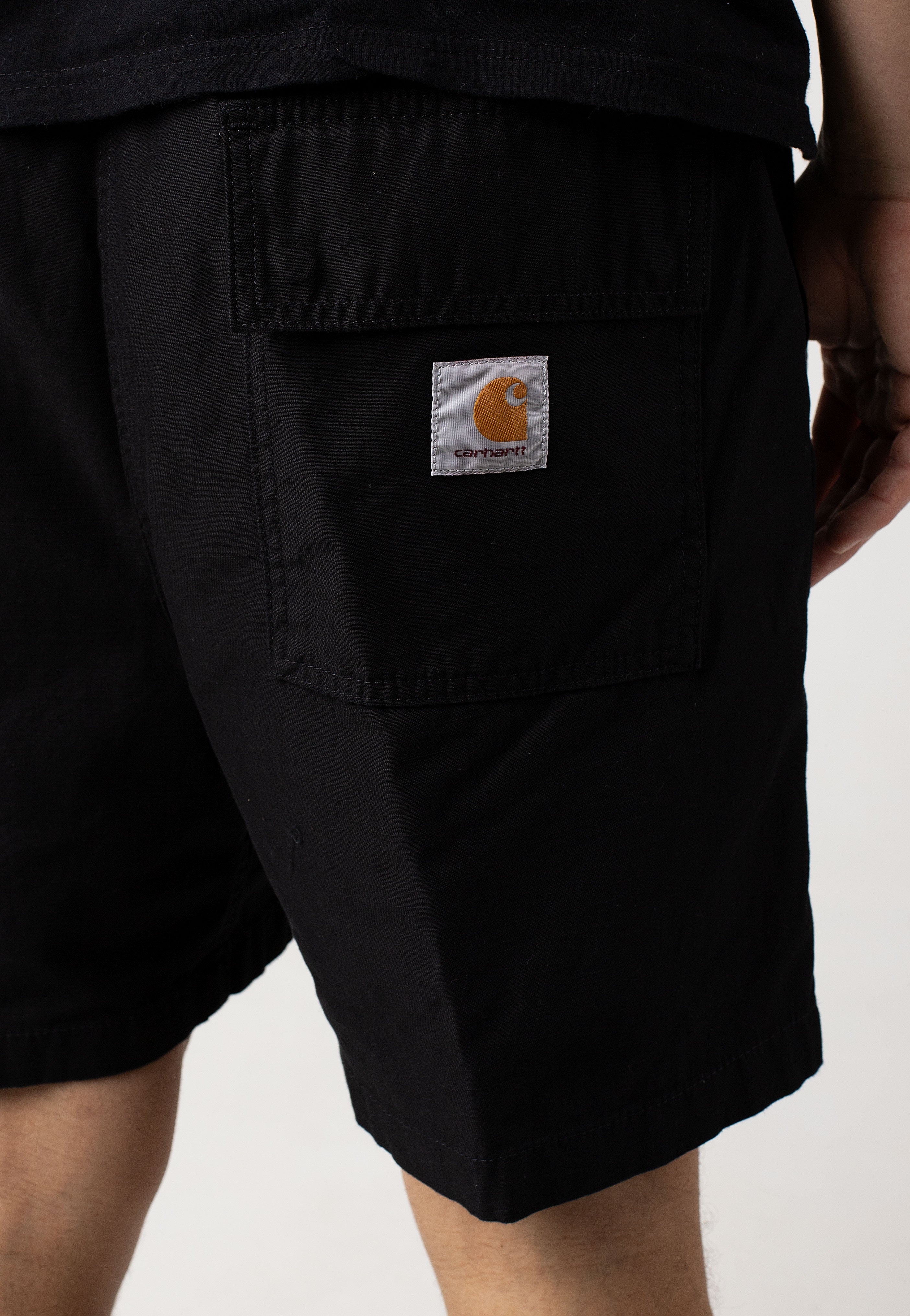 Carhartt WIP - Hayworth Rinsed Black - Shorts | Men-Image