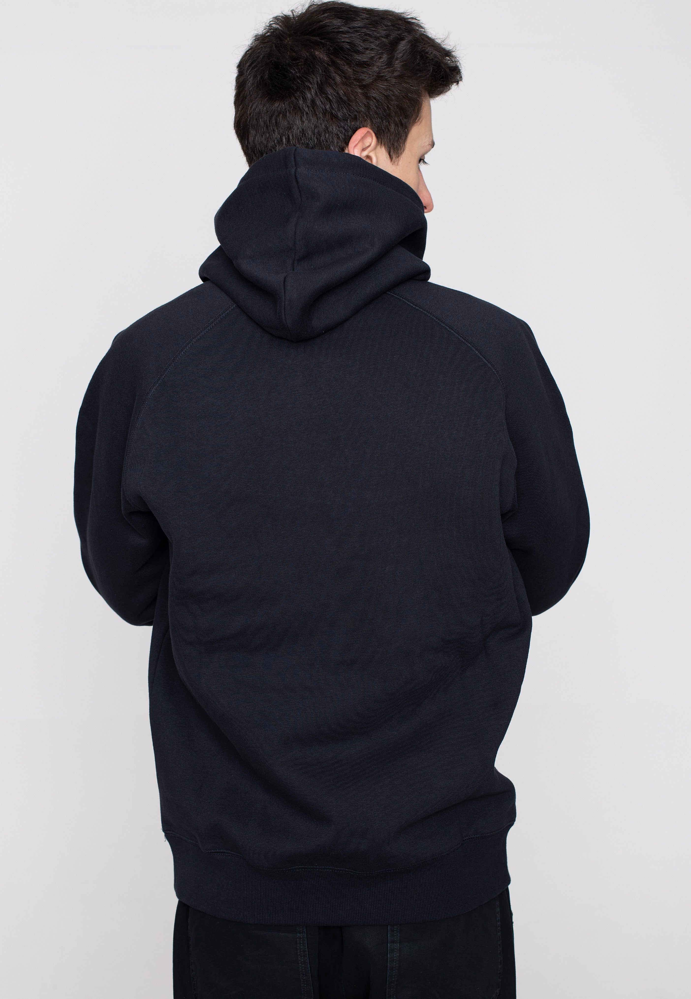 Carhartt WIP - Hooded Chase Dark Navy/Gold - Hoodie | Men-Image