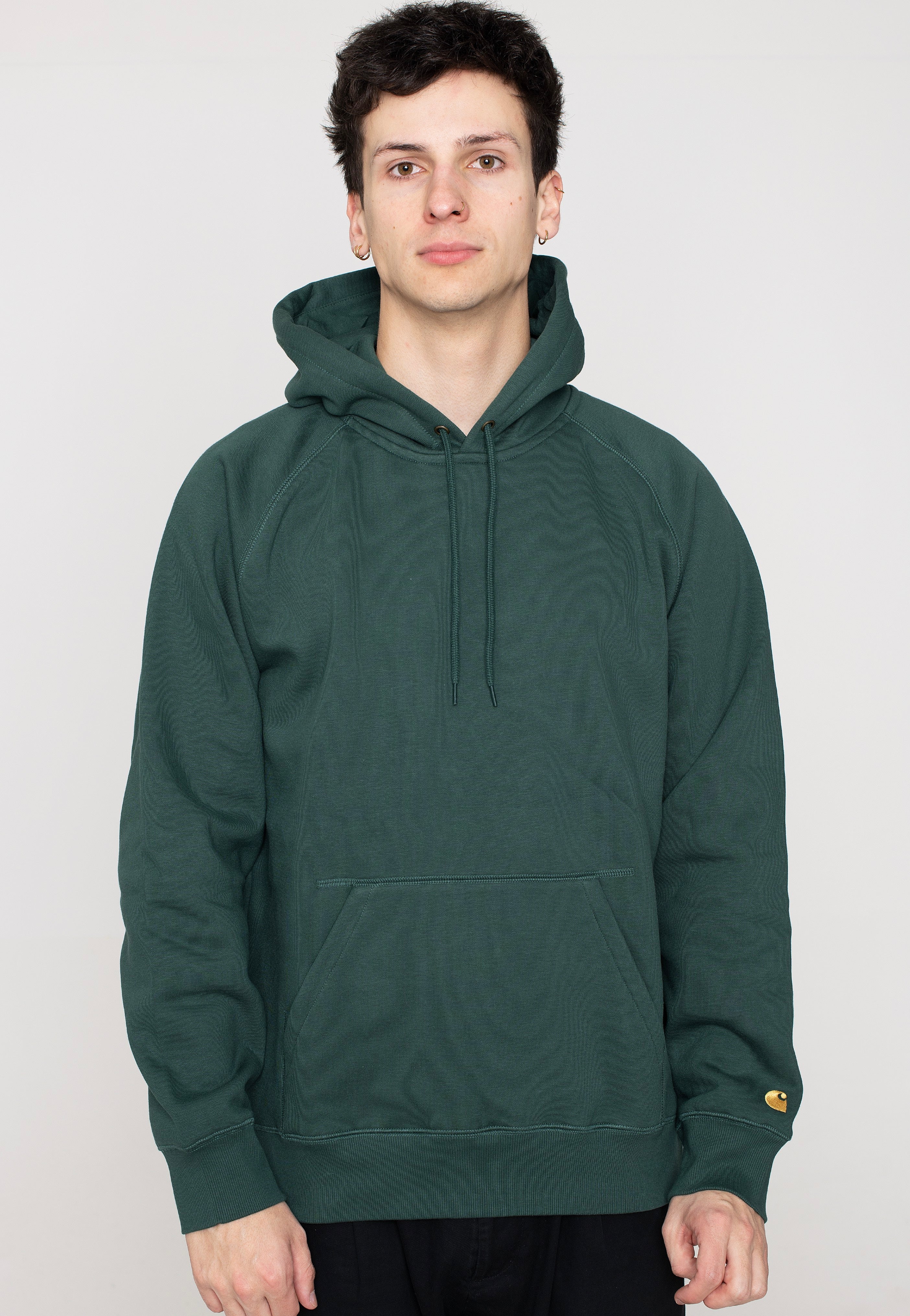 Carhartt WIP - Hooded Chase Discovery Green/Gold - Hoodie | Men-Image