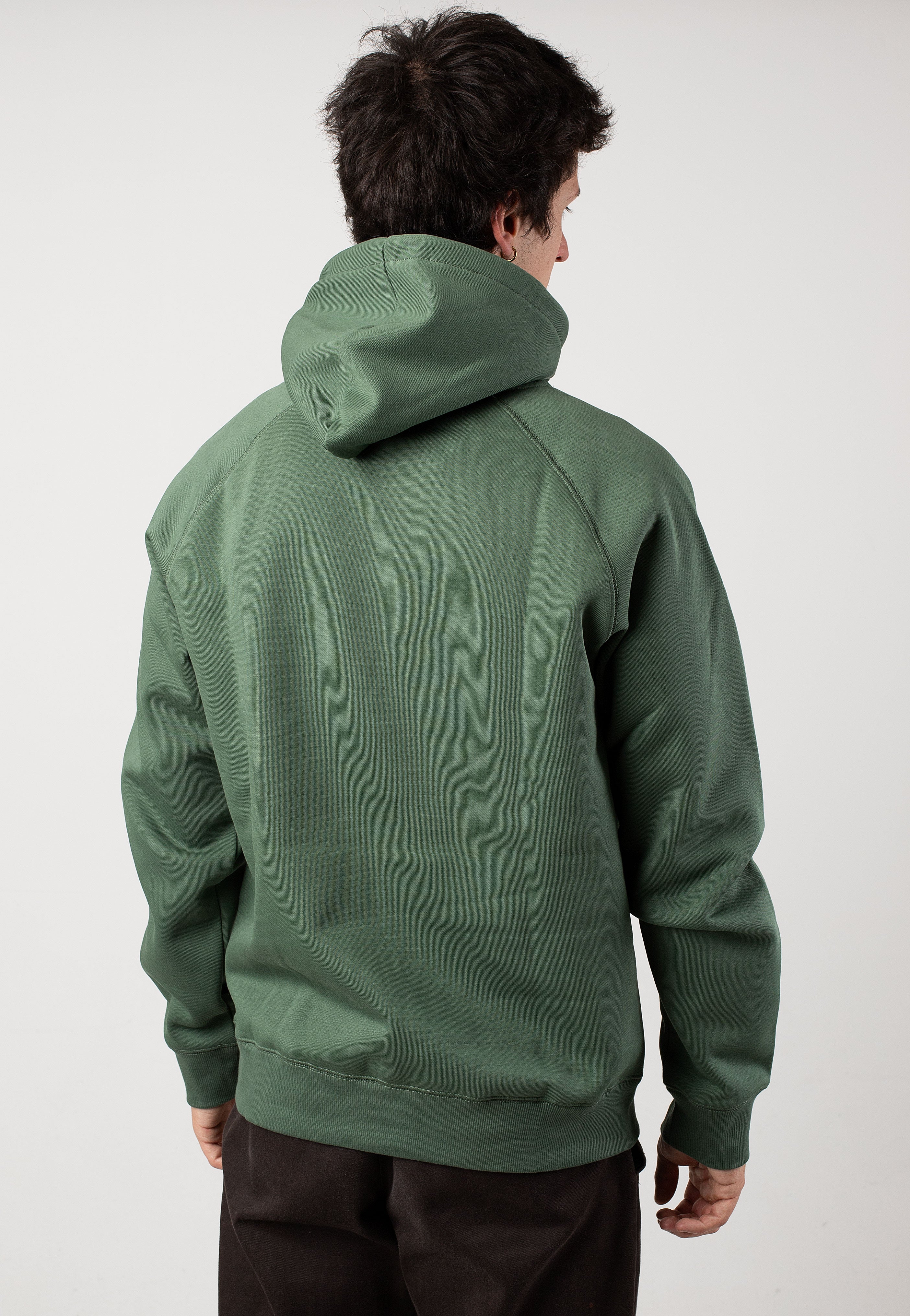 Carhartt WIP - Hooded Chase Duck Green/Gold - Hoodie | Men-Image