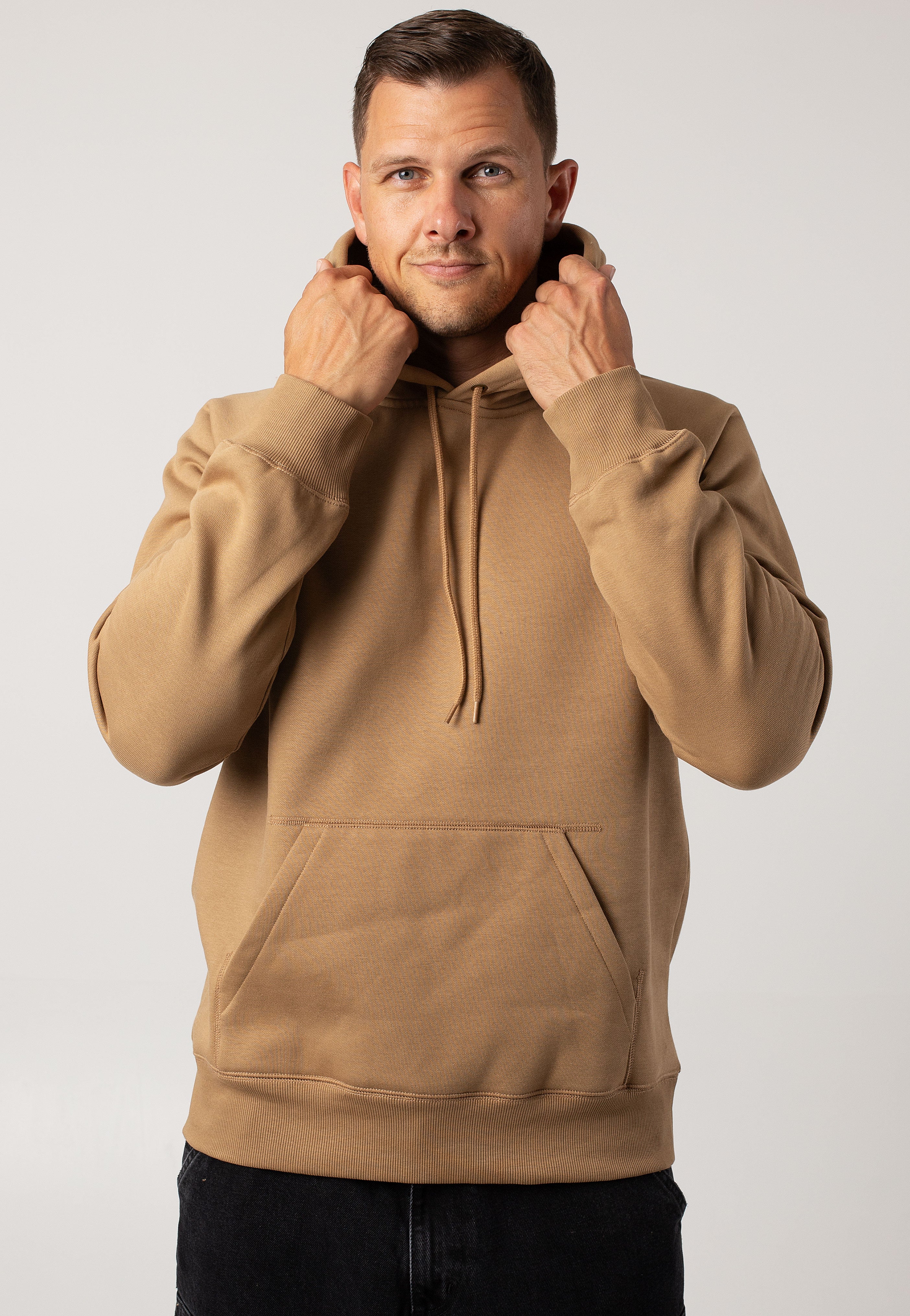 Carhartt WIP - Hooded Chase Peanut/Gold - Hoodie | Men-Image