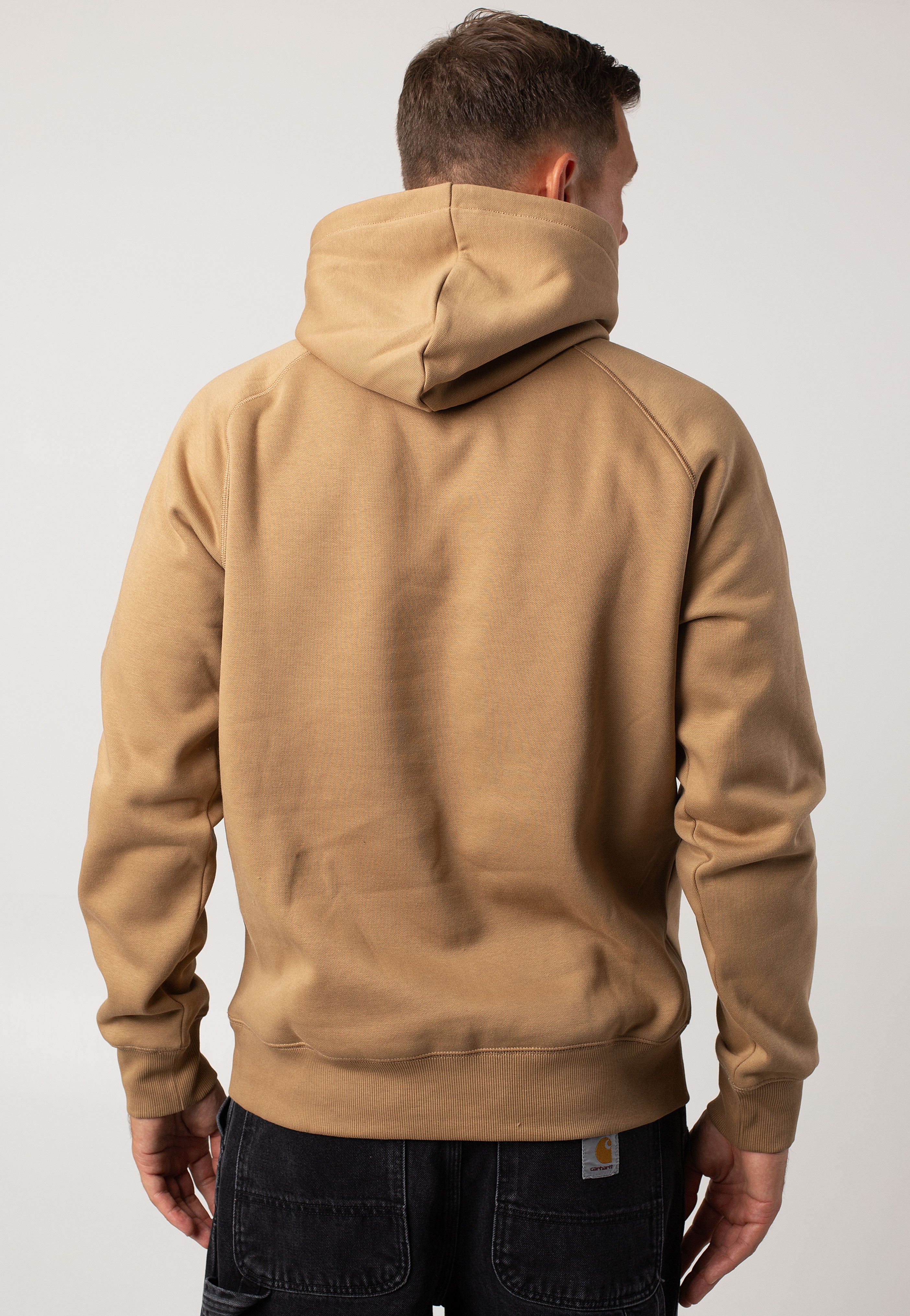 Carhartt WIP - Hooded Chase Peanut/Gold - Hoodie | Men-Image