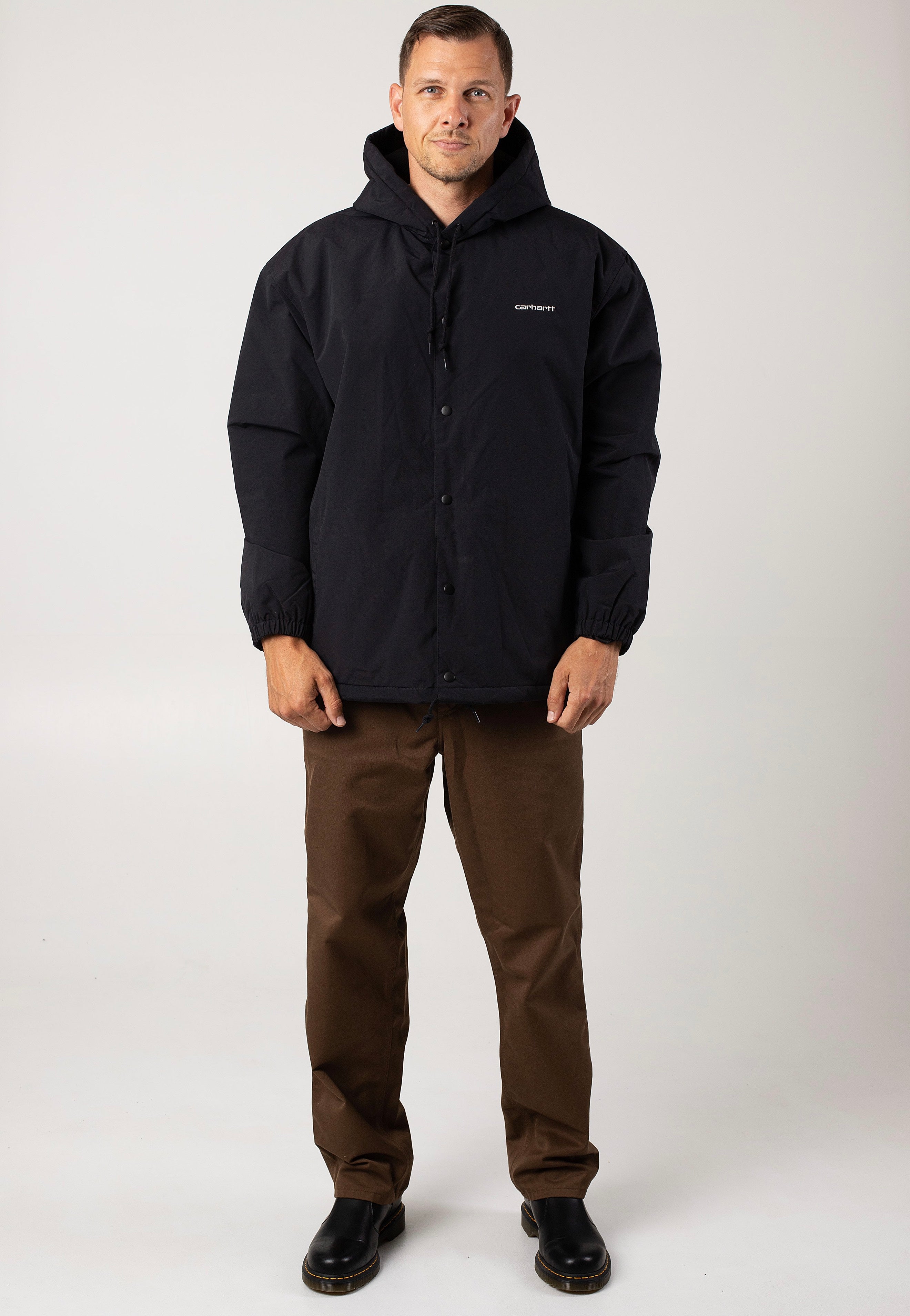 Carhartt WIP - Hooded Coach Black / White - Jacket | Men-Image