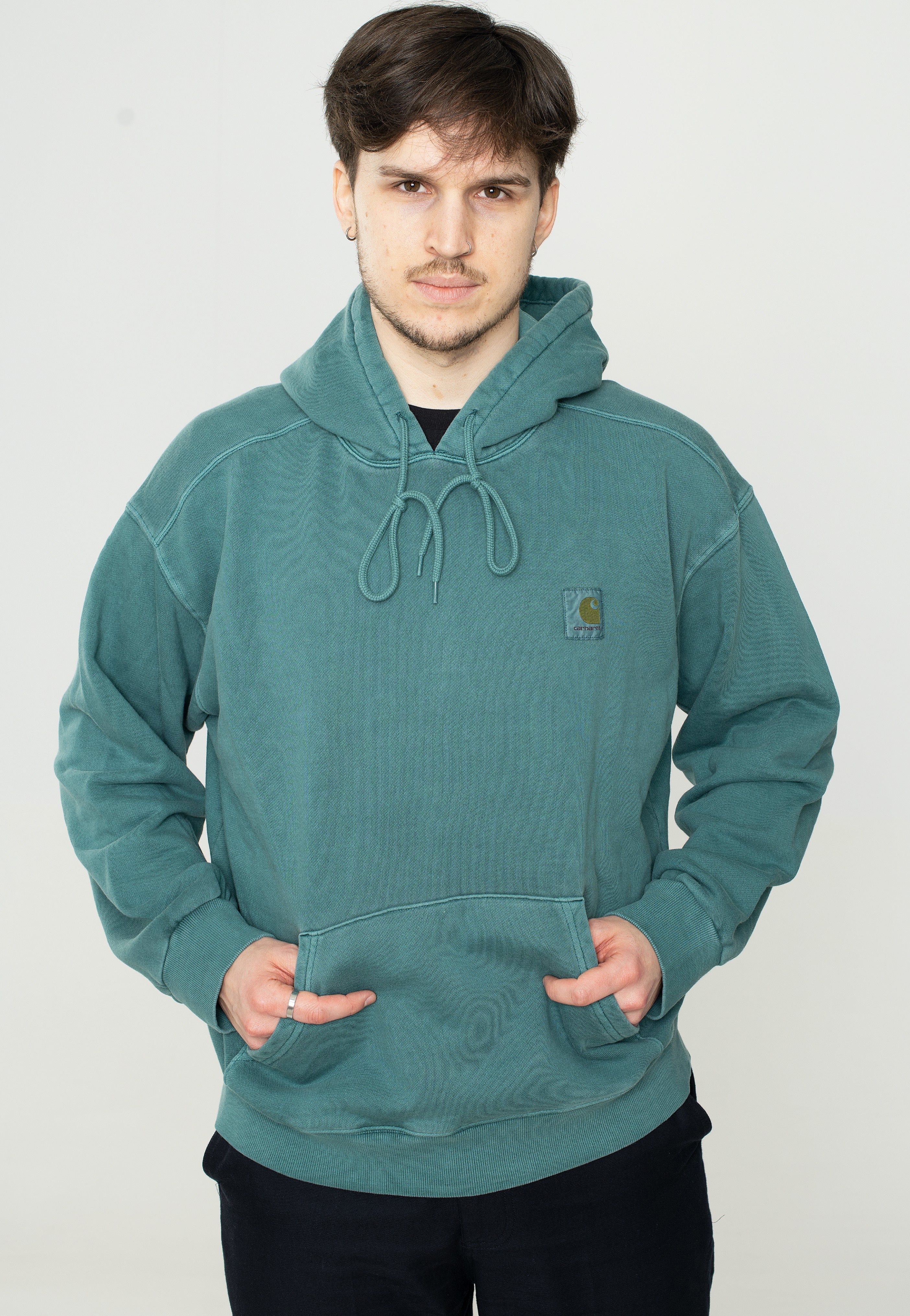 Carhartt WIP - Hooded Nelson Garment Dyed Botanic - Hoodie | Men-Image