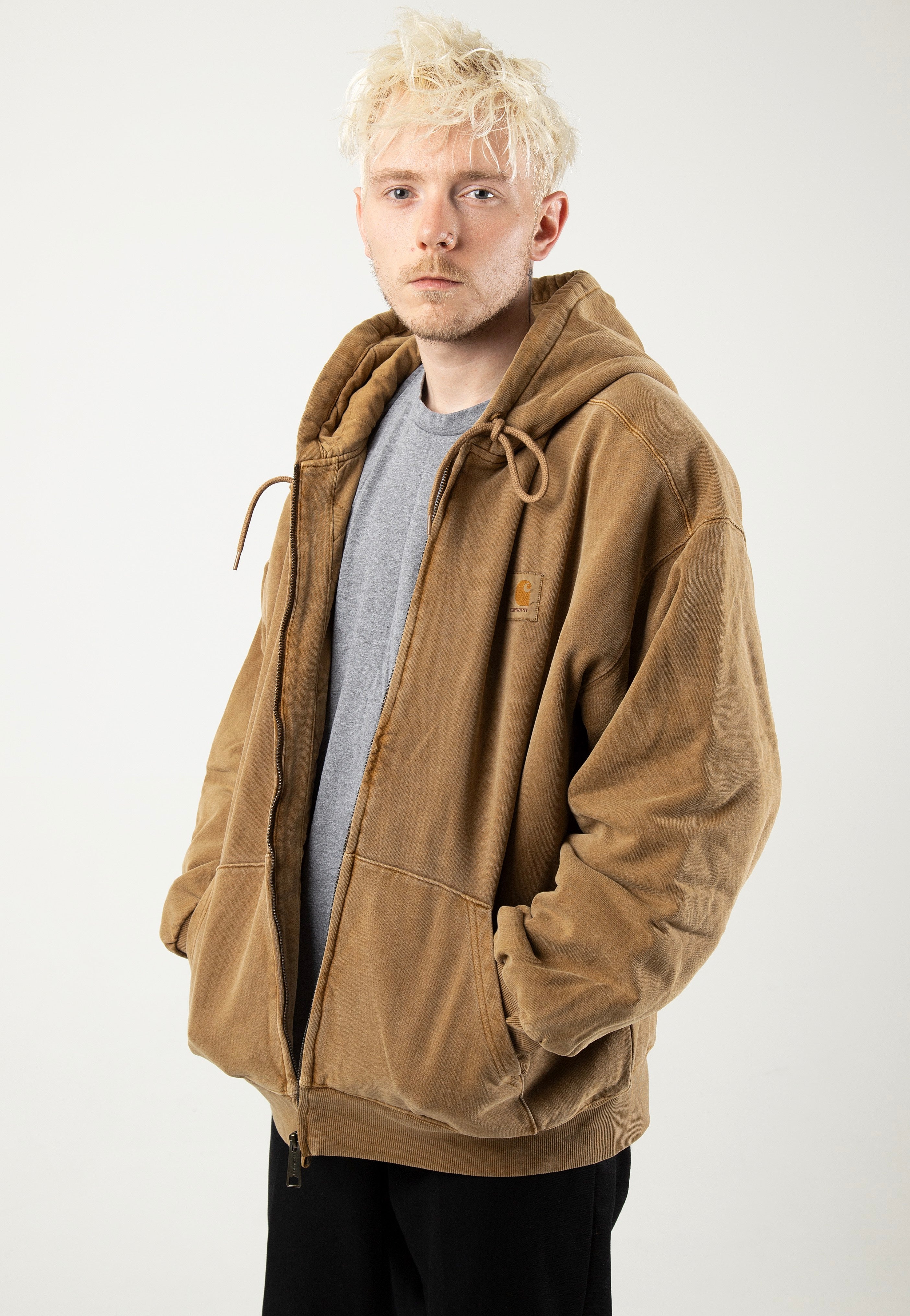 Carhartt WIP - Hooded Vista Garment Dyed Buffalo - Zipper | Men-Image