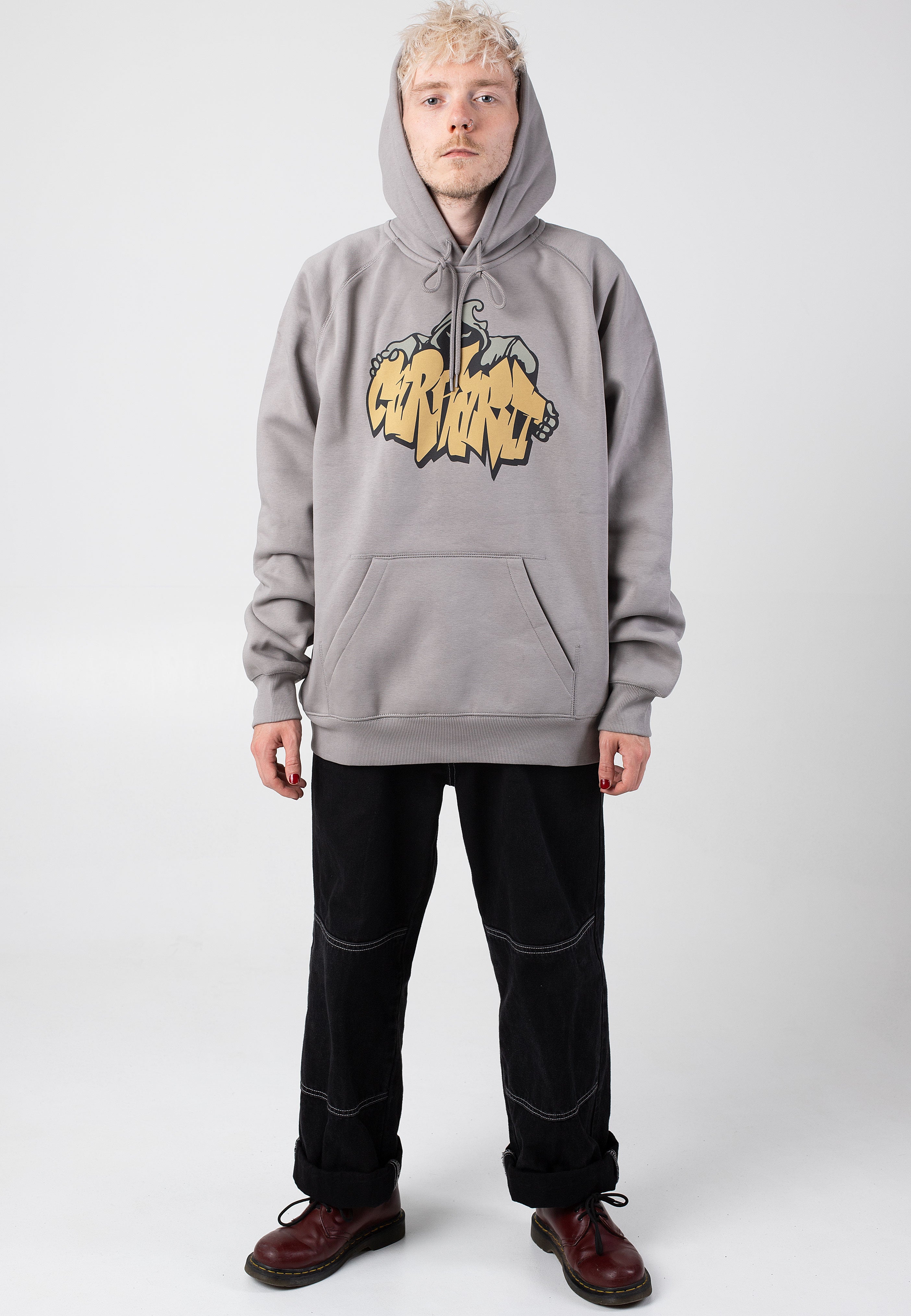 Carhartt WIP - Hooded Yute Misty Grey - Hoodie | Men-Image