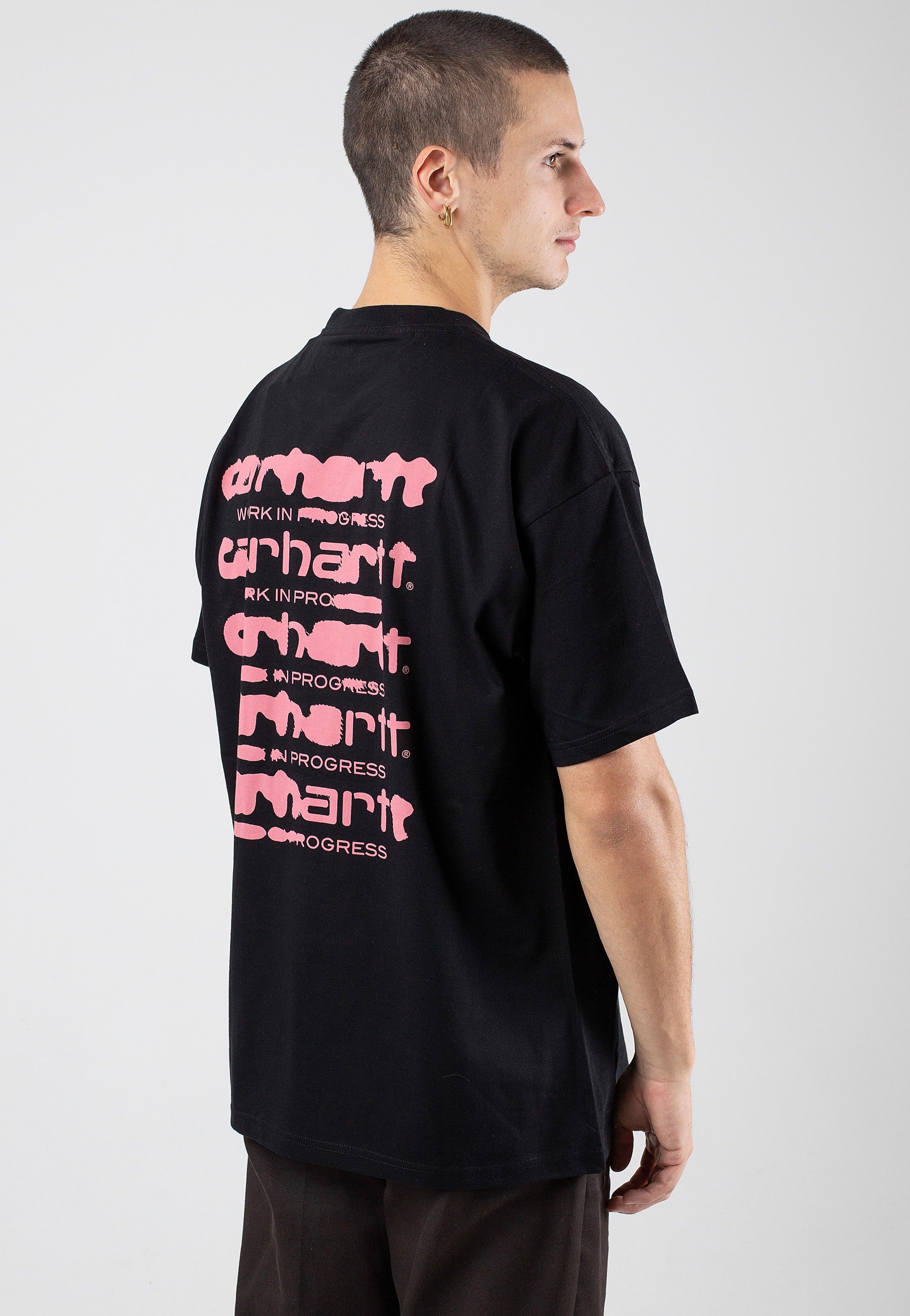 Carhartt WIP - Ink Bleed Black/Pink - T-Shirt | Men-Image