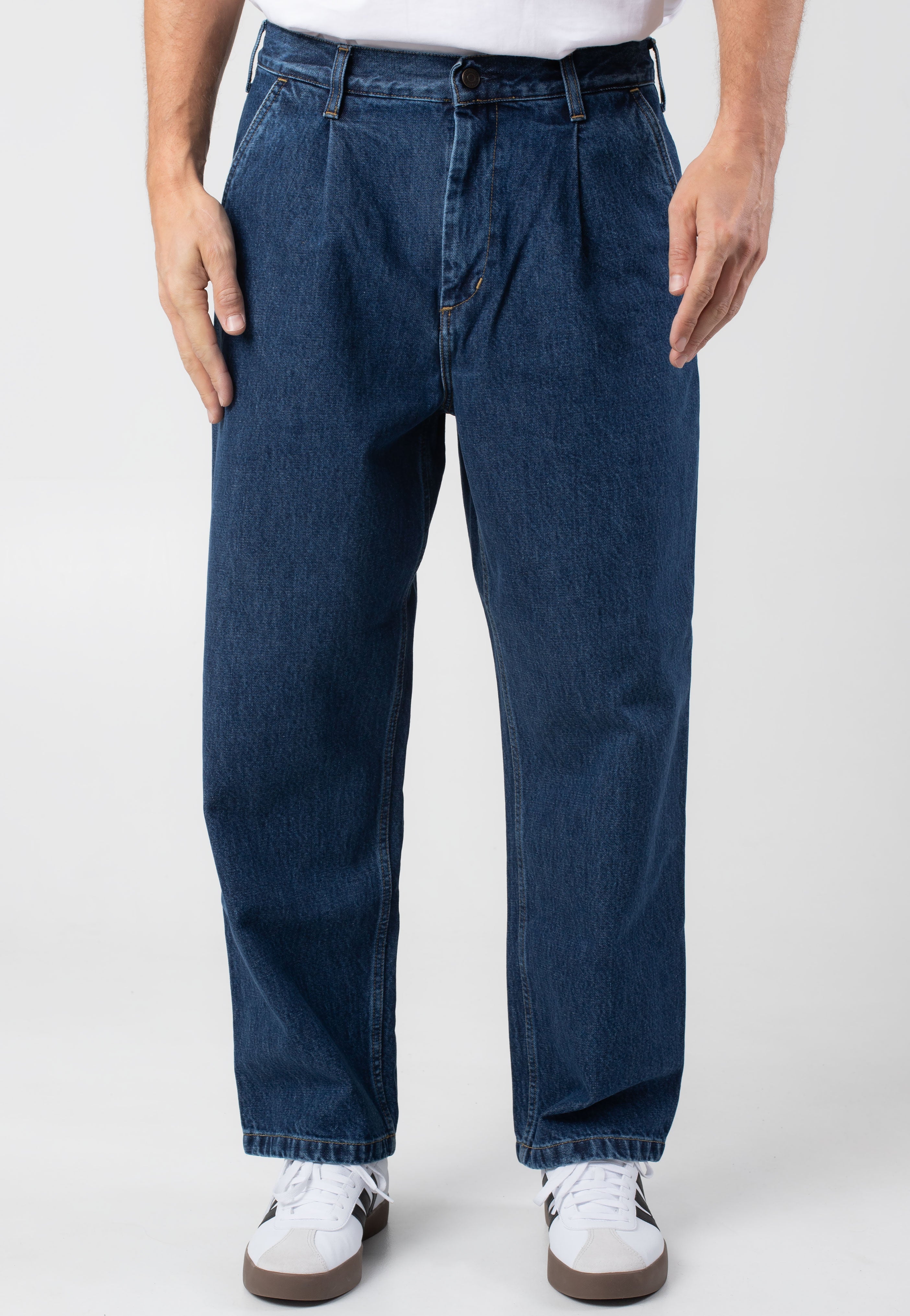 Carhartt WIP - Jace Stone Washed Blue - Pants | Men-Image