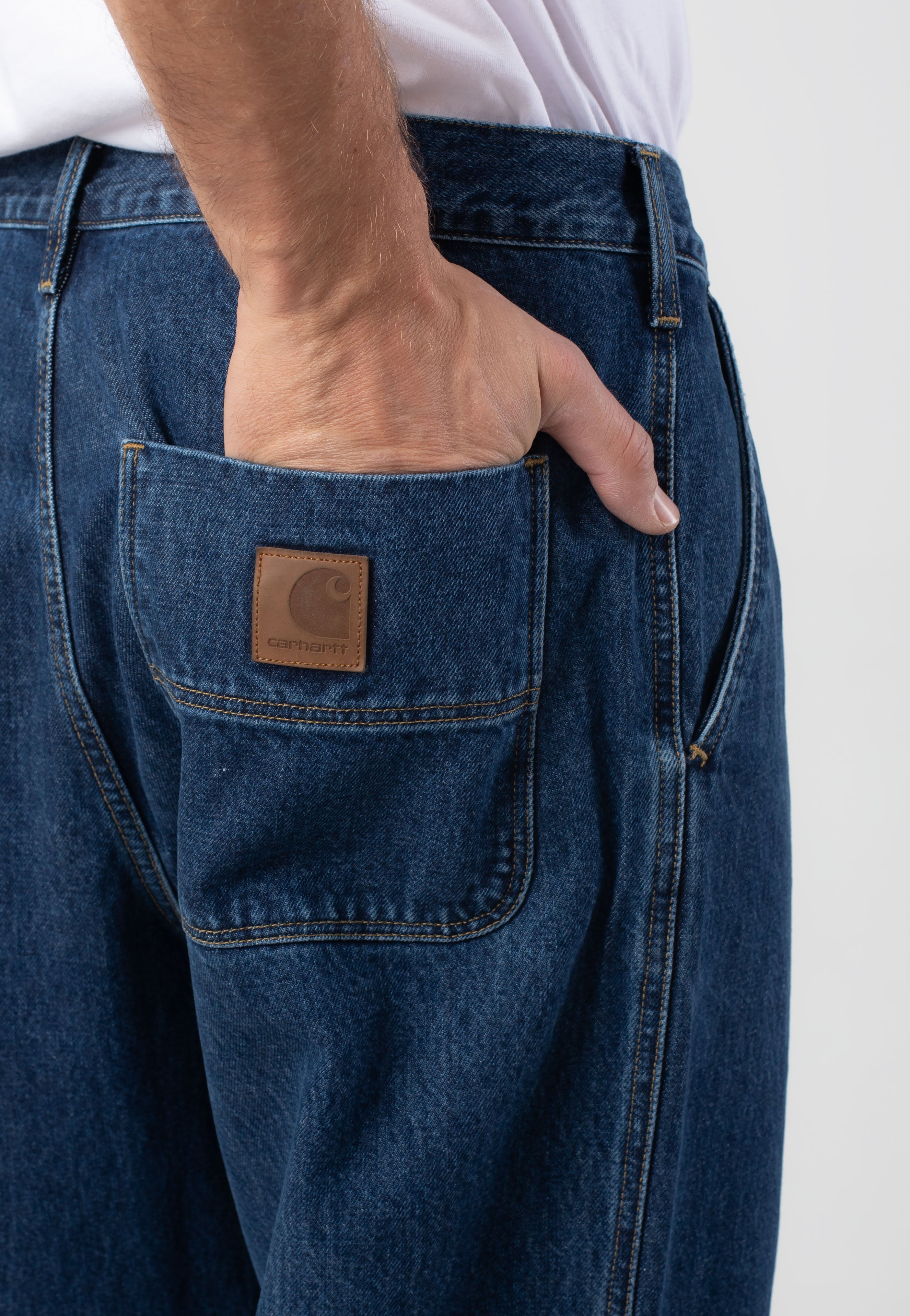 Carhartt WIP - Jace Stone Washed Blue - Pants | Men-Image