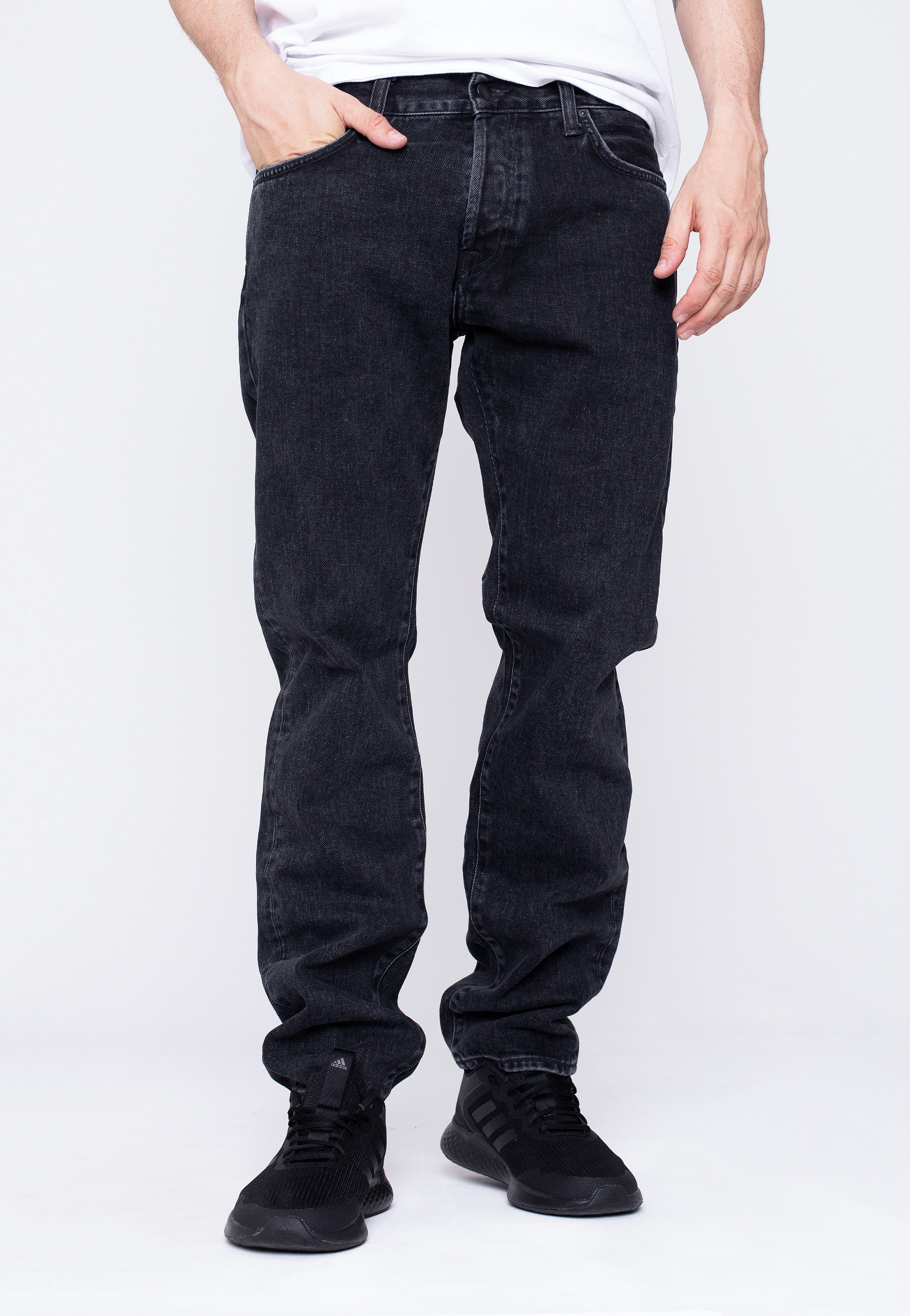 Carhartt WIP - Klondike Black Stone Washed - Jeans | Men-Image