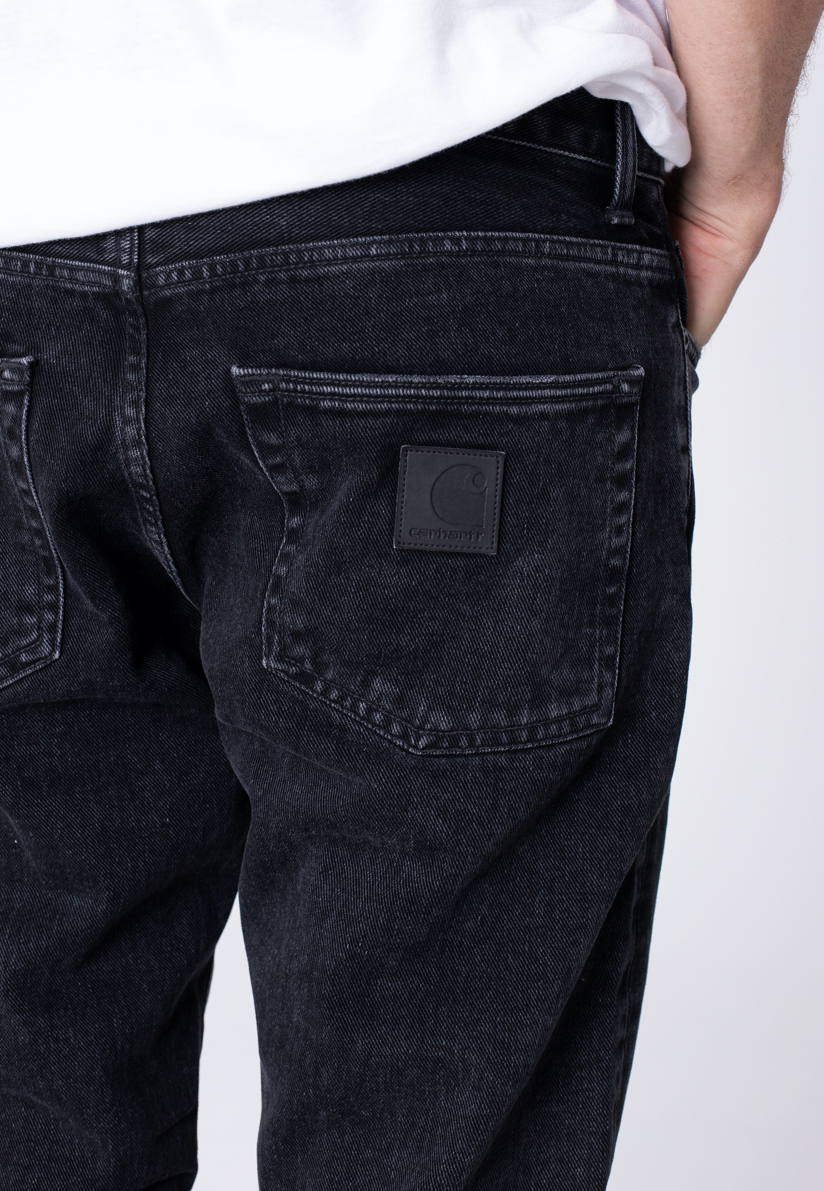 Carhartt WIP - Klondike Black Stone Washed - Jeans | Men-Image