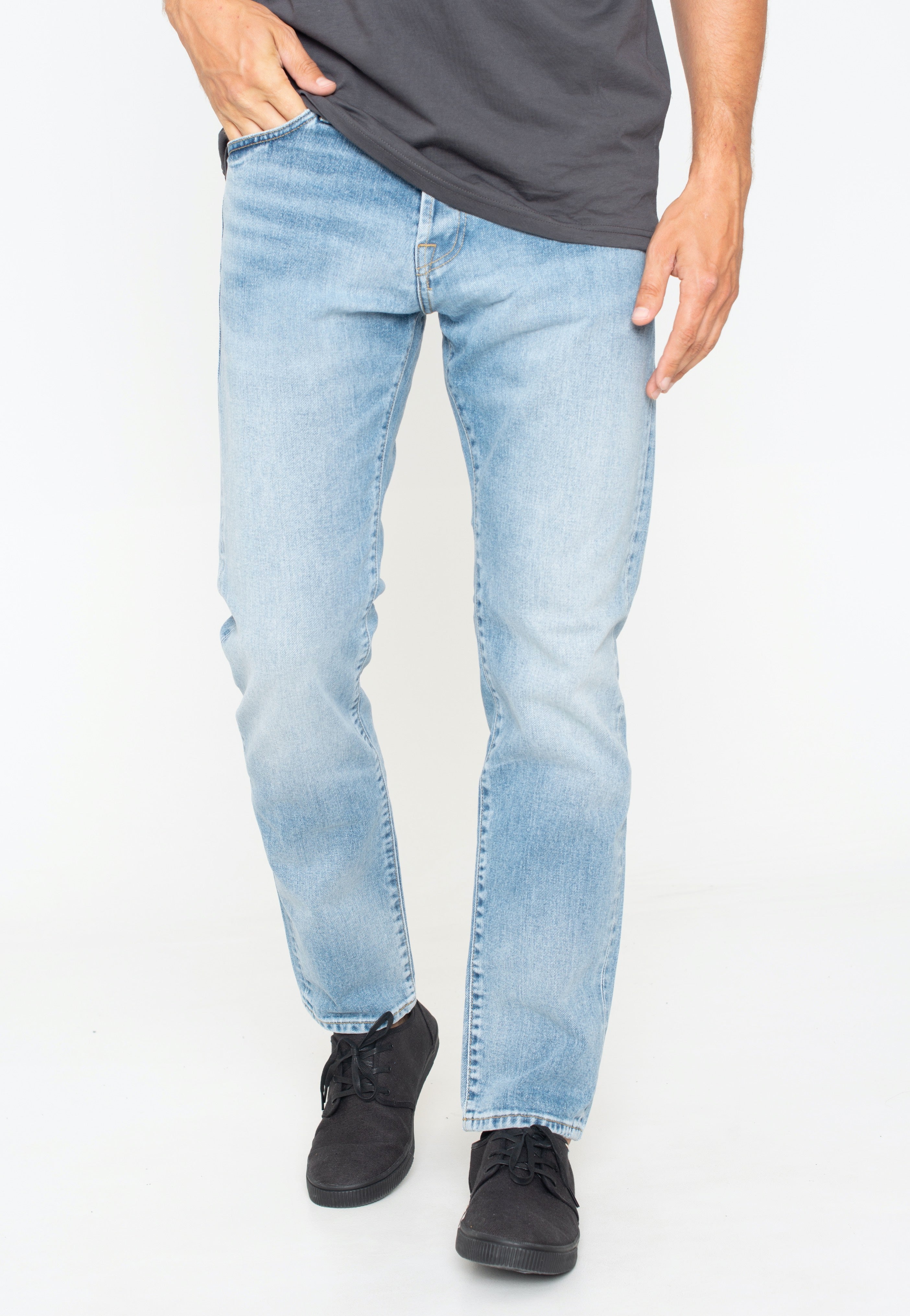 Carhartt WIP - Klondike Light Used Wash Blue - Jeans | Men-Image