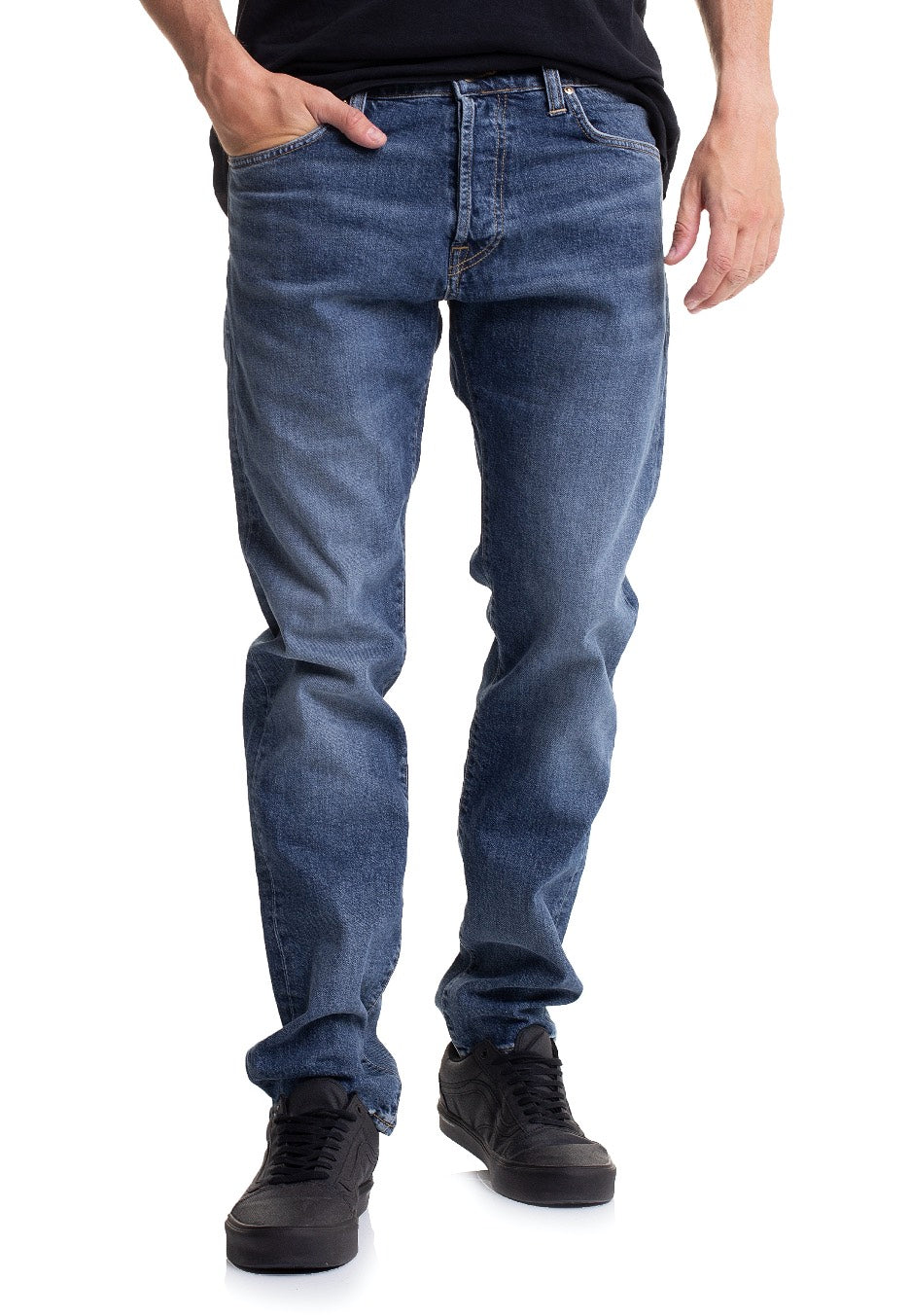 Carhartt WIP - Klondike Mid Used Wash Blue - Jeans | Men-Image