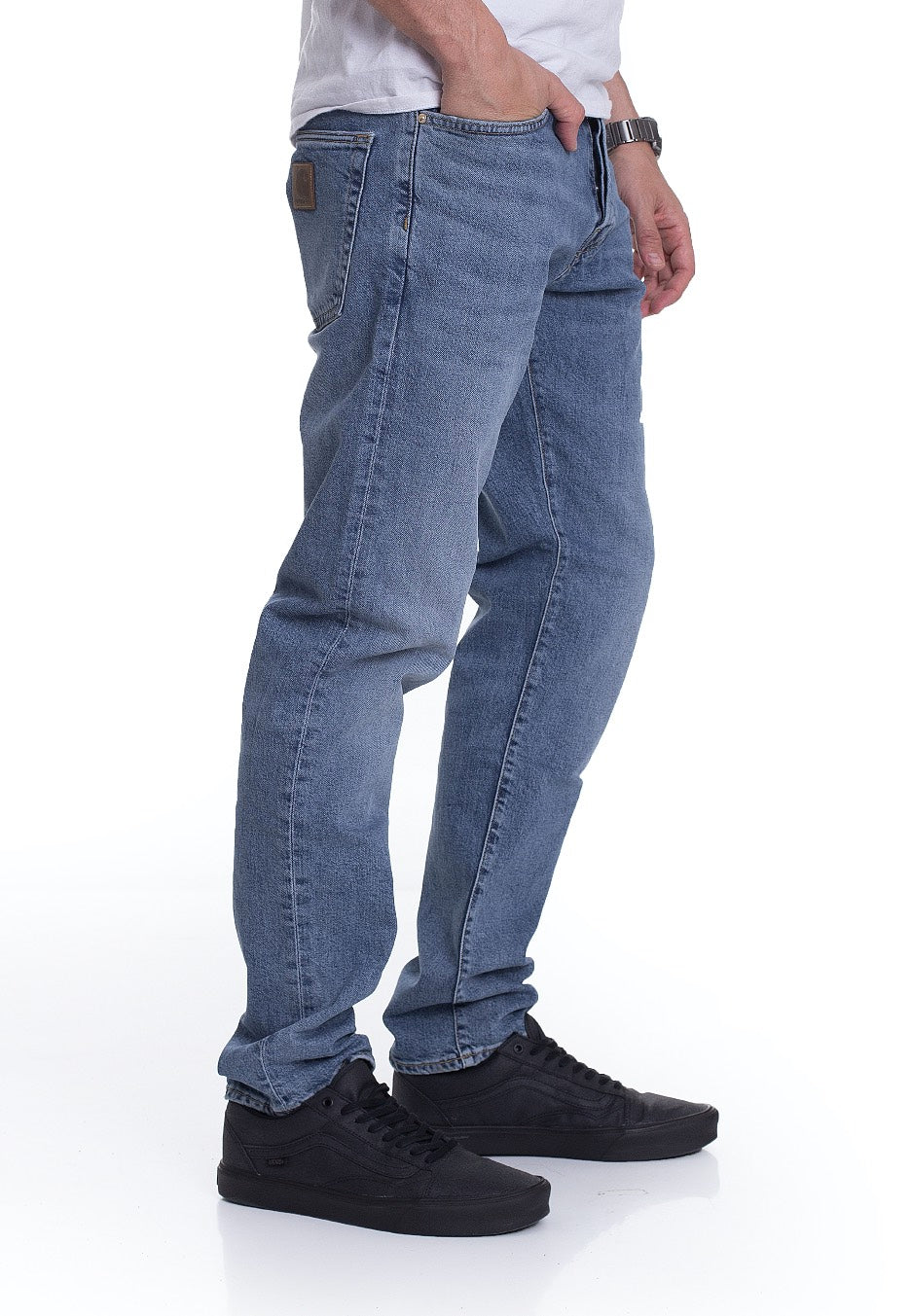 Carhartt WIP - Klondike Mills Blue Worn Bleached - Jeans | Men-Image