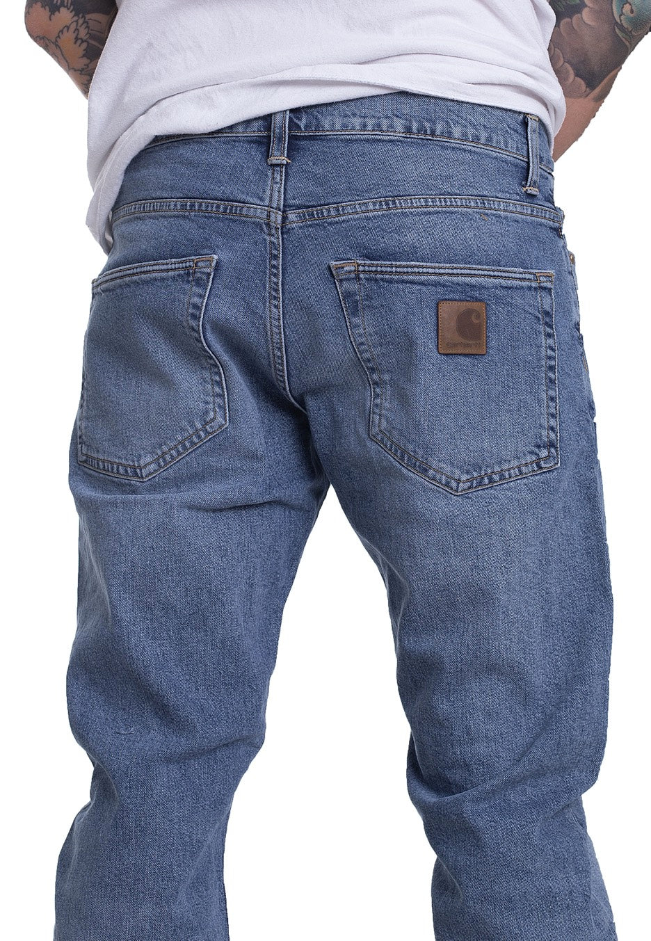 Carhartt WIP - Klondike Mills Blue Worn Bleached - Jeans | Men-Image