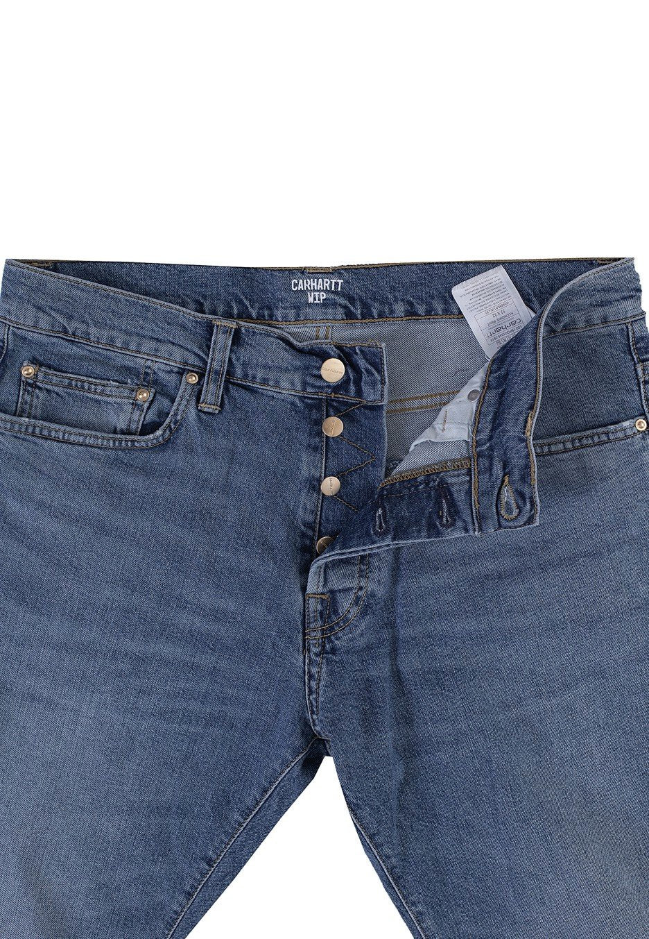 Carhartt WIP - Klondike Mills Blue Worn Bleached - Jeans | Men-Image