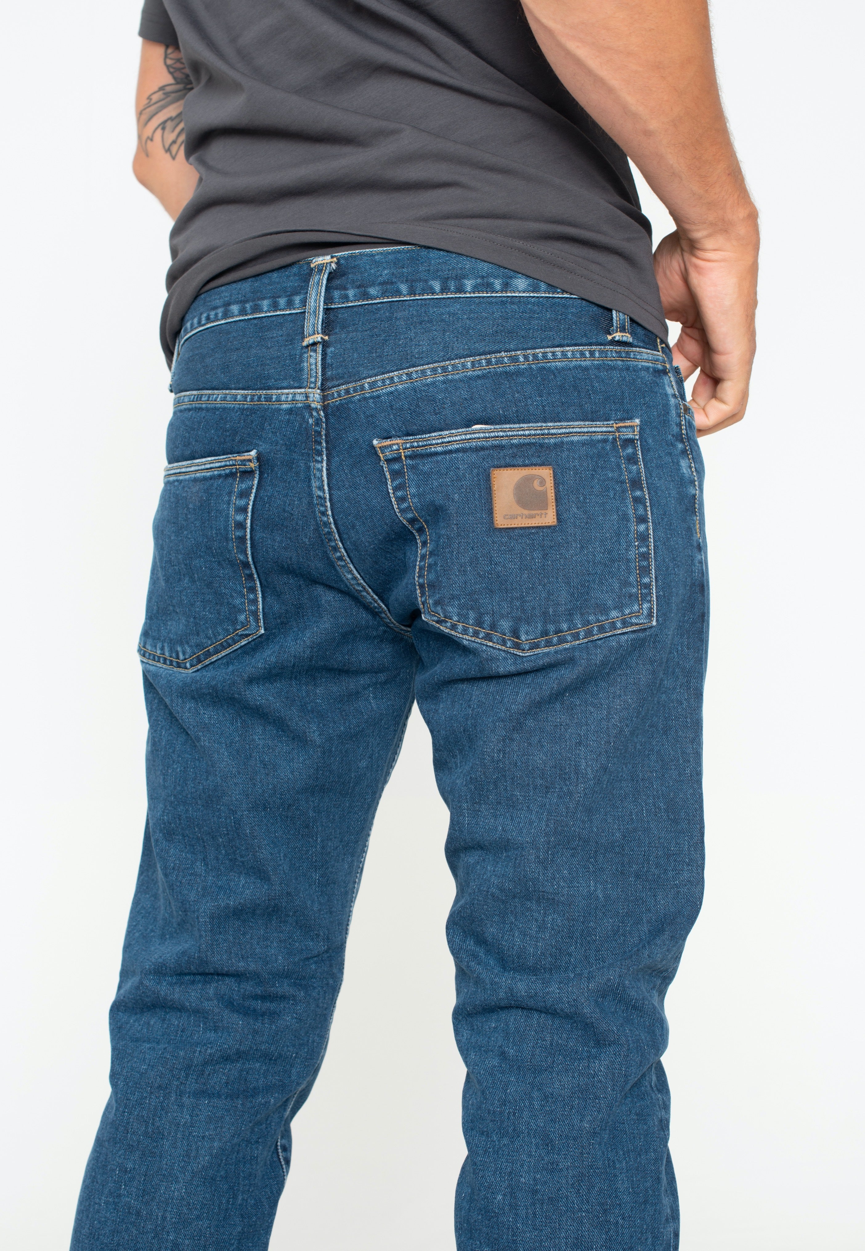 Carhartt WIP - Klondike Stone Washed Blue - Jeans | Men-Image