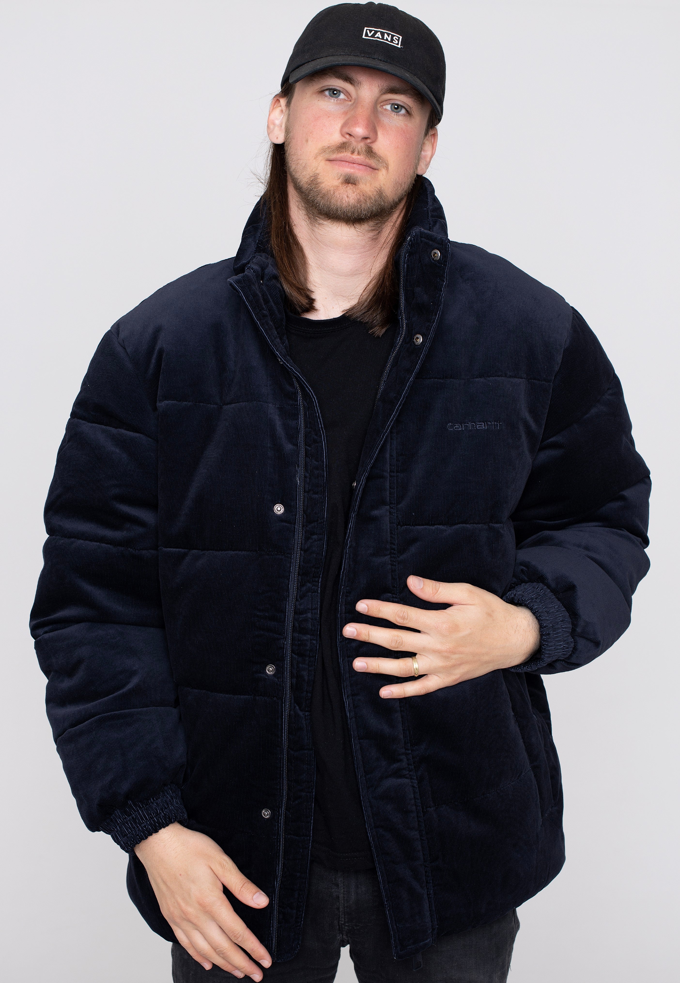 Carhartt WIP - Layton Dark Navy/Dark Navy - Jacket | Men-Image