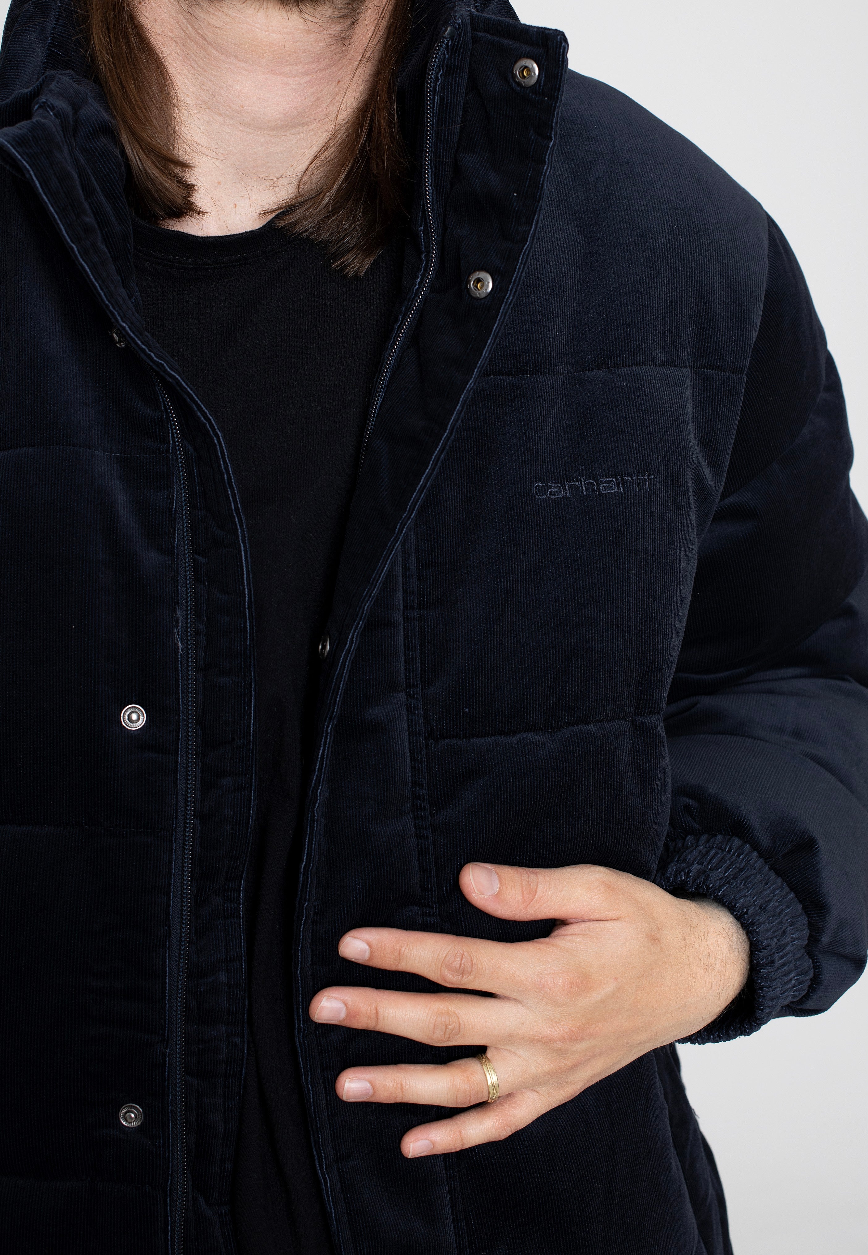 Carhartt WIP - Layton Dark Navy/Dark Navy - Jacket | Men-Image