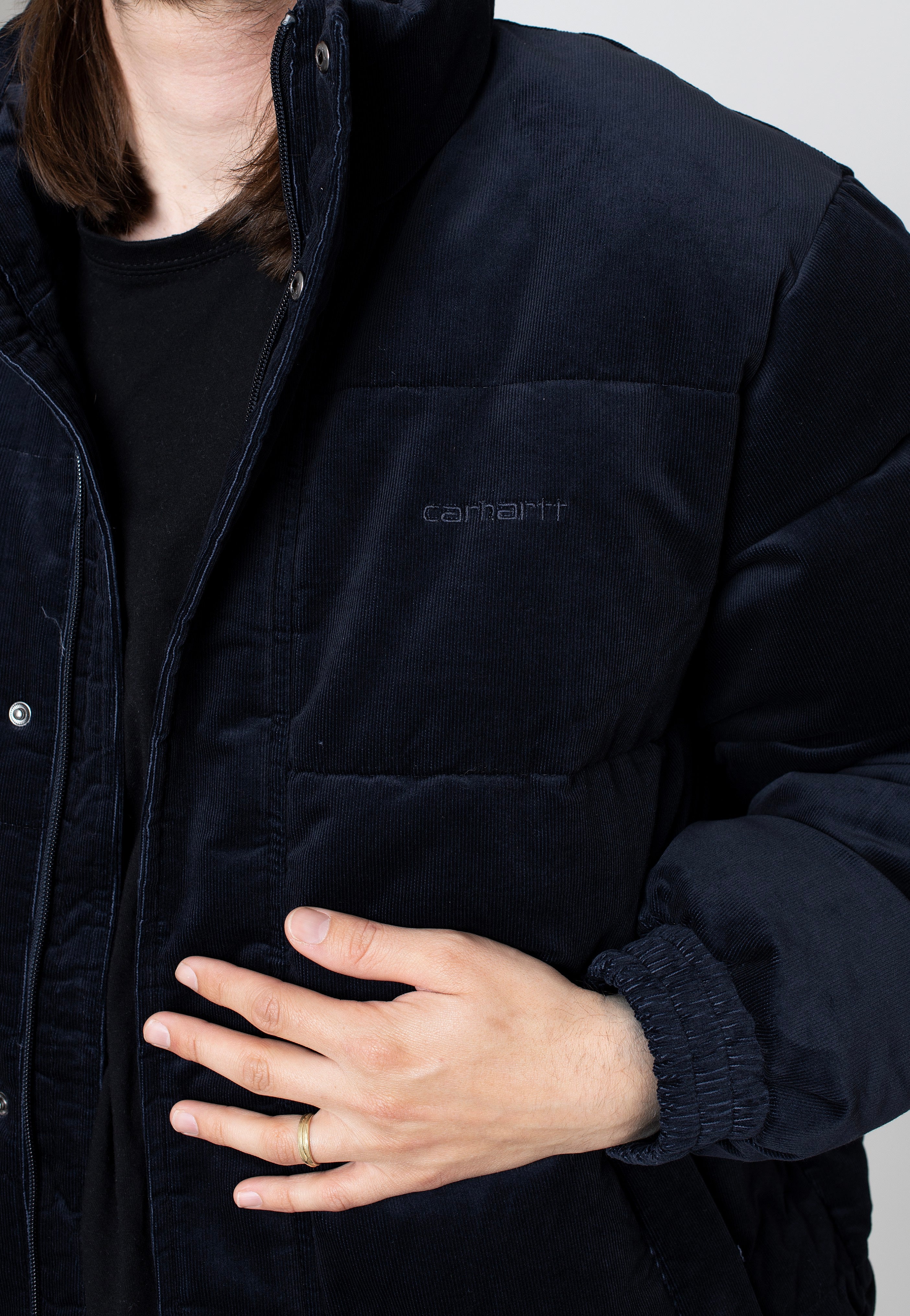 Carhartt WIP - Layton Dark Navy/Dark Navy - Jacket | Men-Image