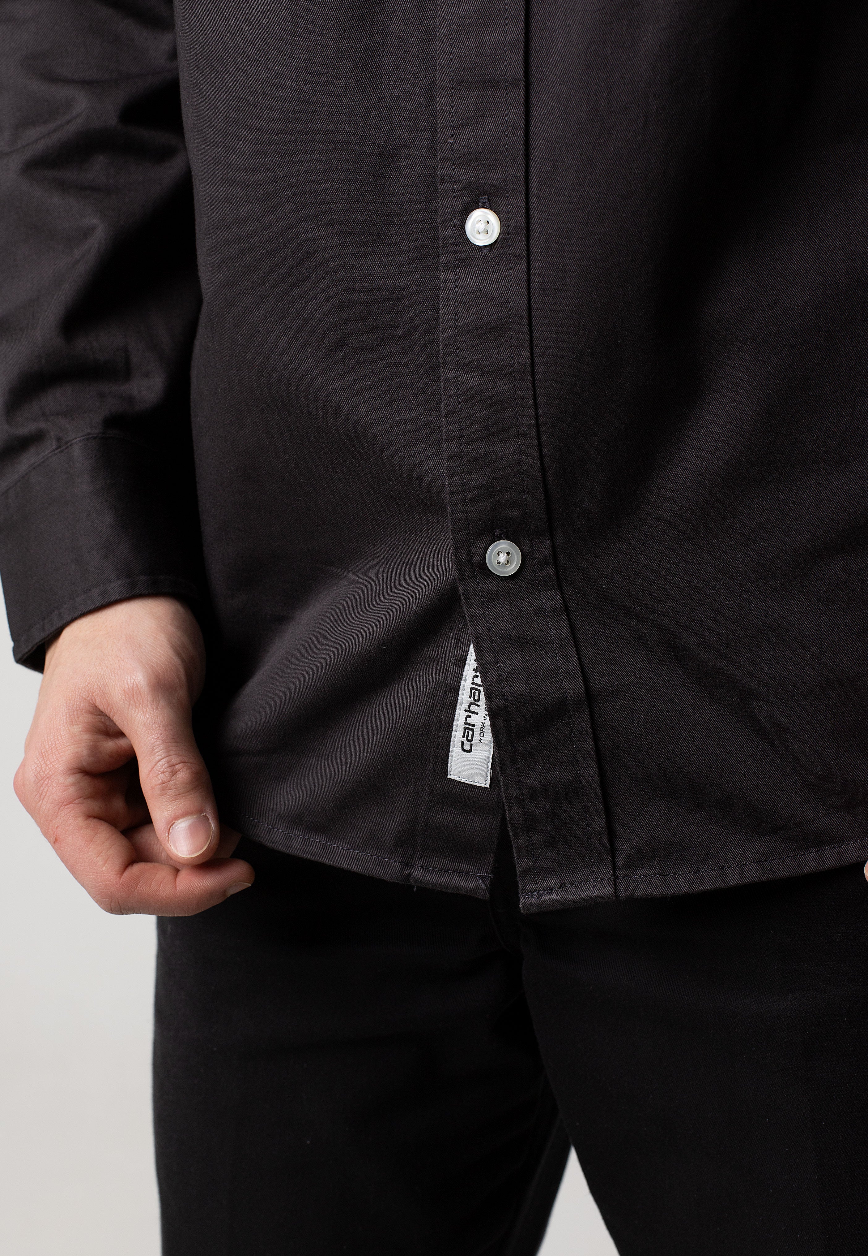 Carhartt WIP - Madison Charcoal/White - Shirt | Men-Image