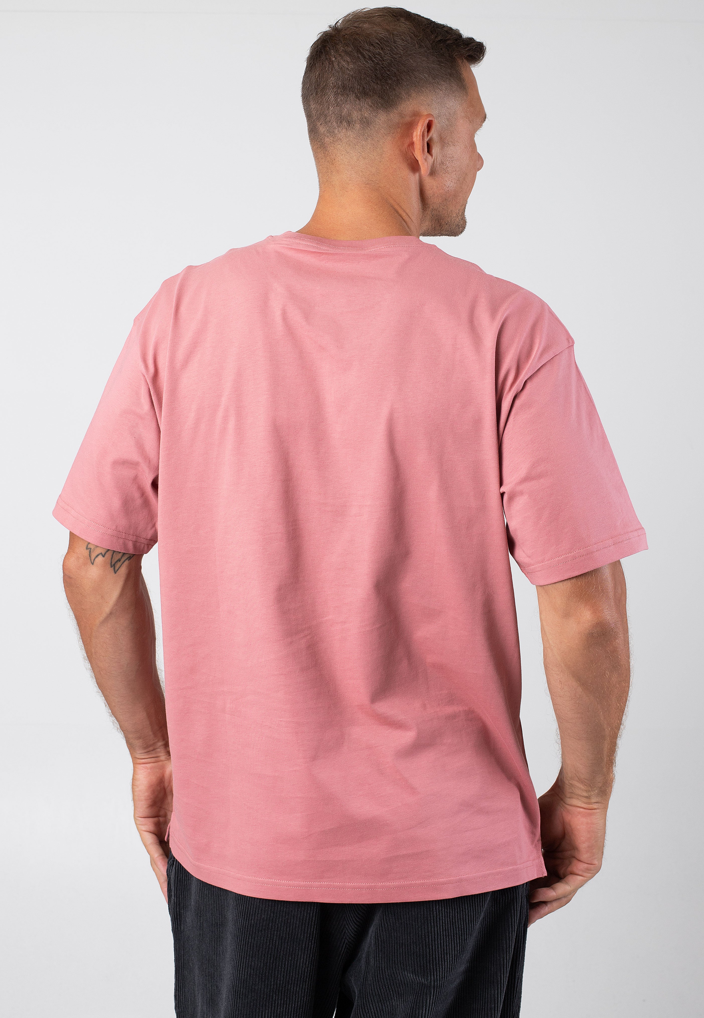 Carhartt WIP - Madison Dusty Rose / White - T-Shirt | Men-Image