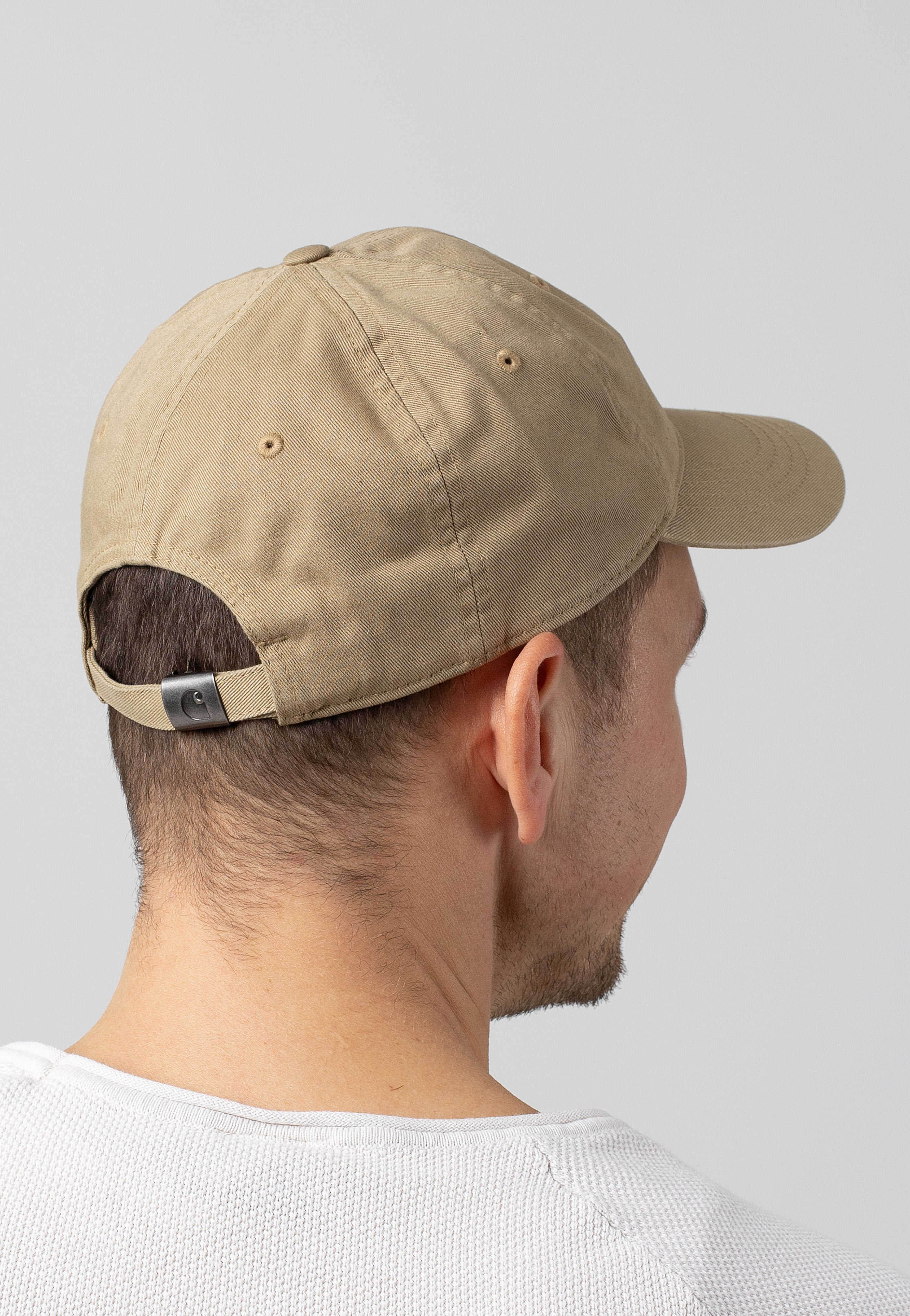 Carhartt WIP - Madison Logo Agate/White - Cap | Neutral-Image