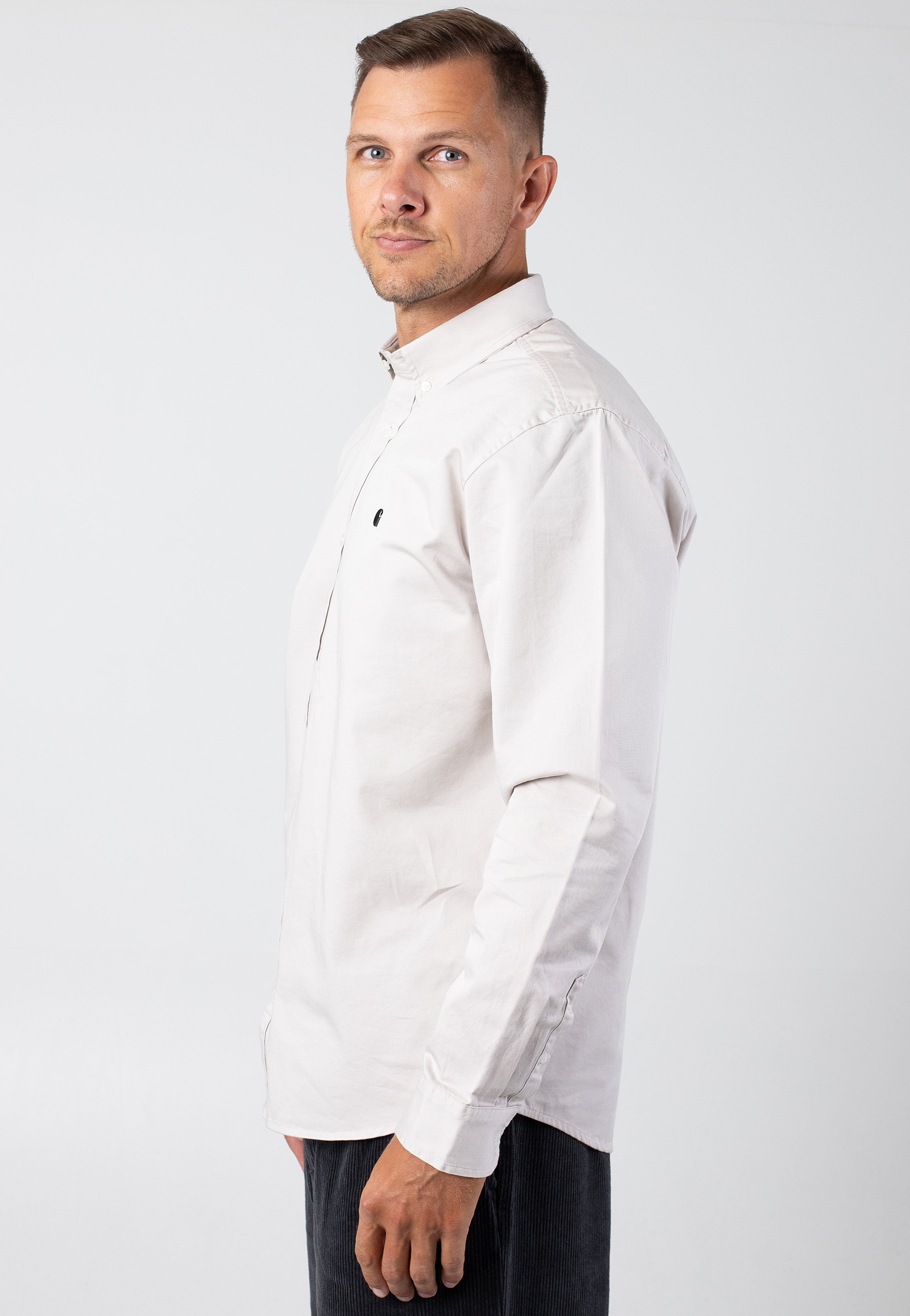 Carhartt WIP - Madison Moonbeam/Black - Shirt | Men-Image