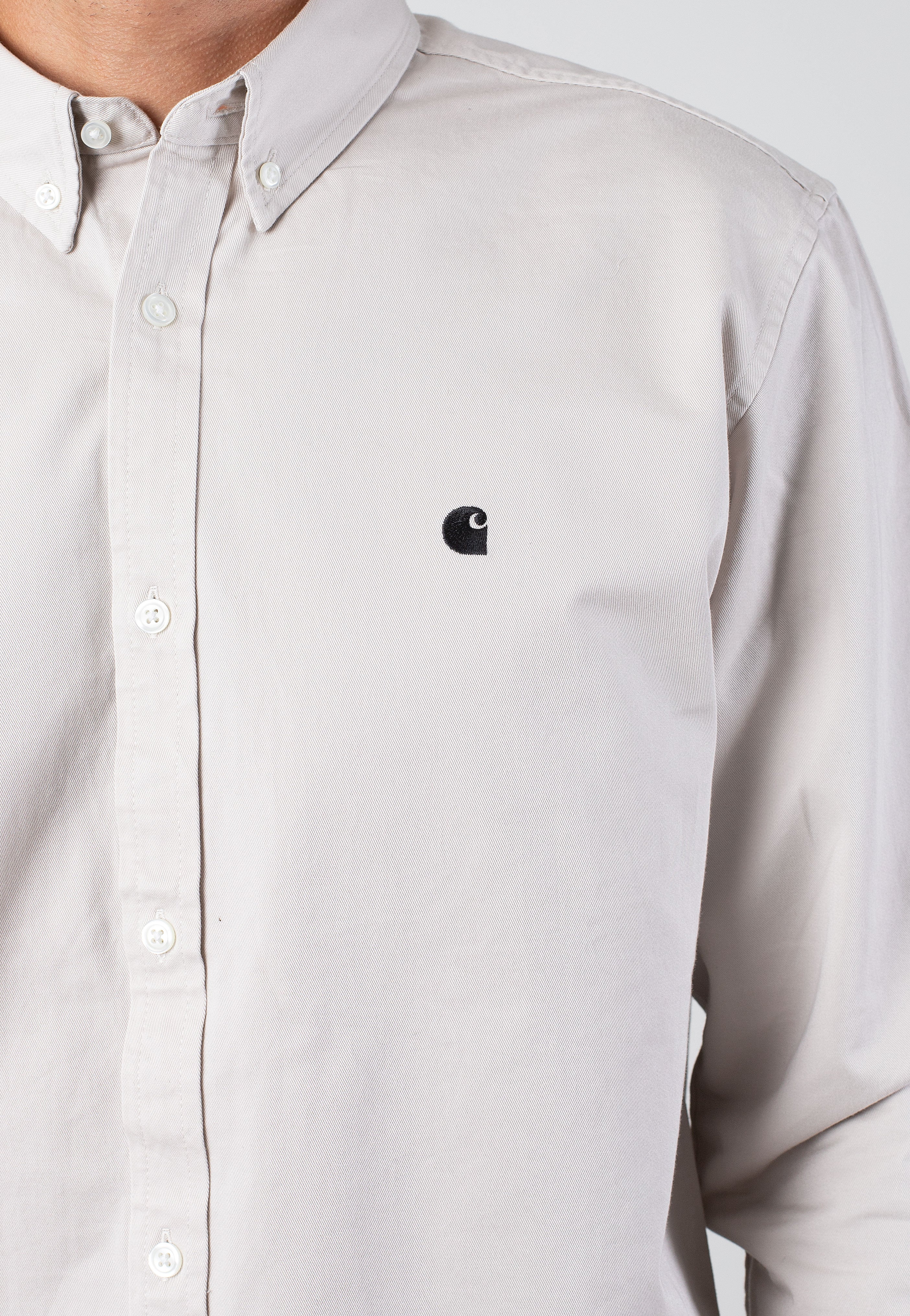 Carhartt WIP - Madison Moonbeam/Black - Shirt | Men-Image