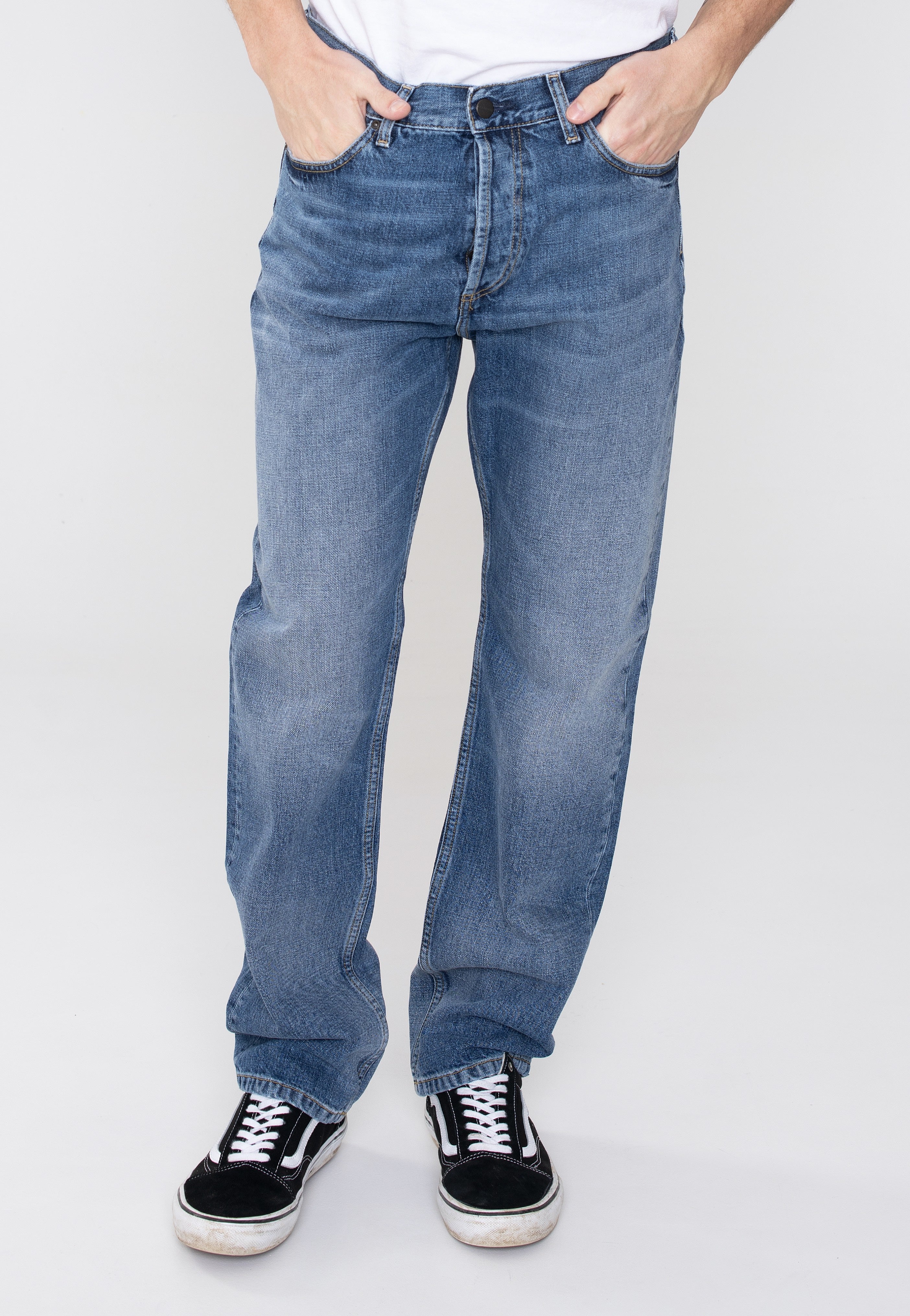 Carhartt WIP - Marlow Mid Used Wash Blue - Jeans | Men-Image