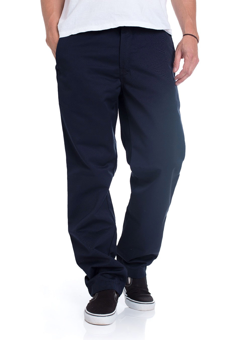 Carhartt WIP - Master Denison Twill Dark Navy Rinsed - Pants | Men-Image