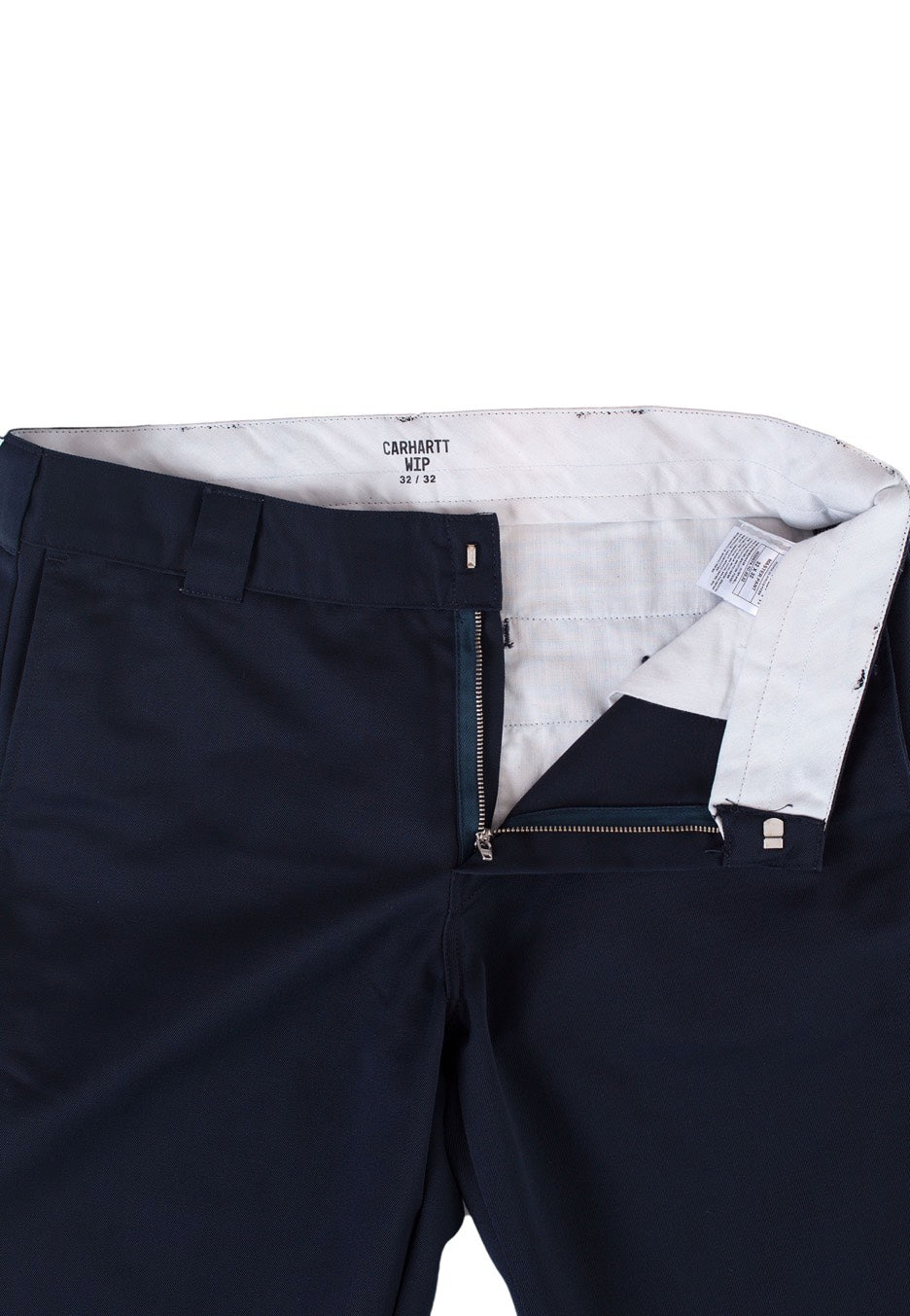 Carhartt WIP - Master Denison Twill Dark Navy Rinsed - Pants | Men-Image