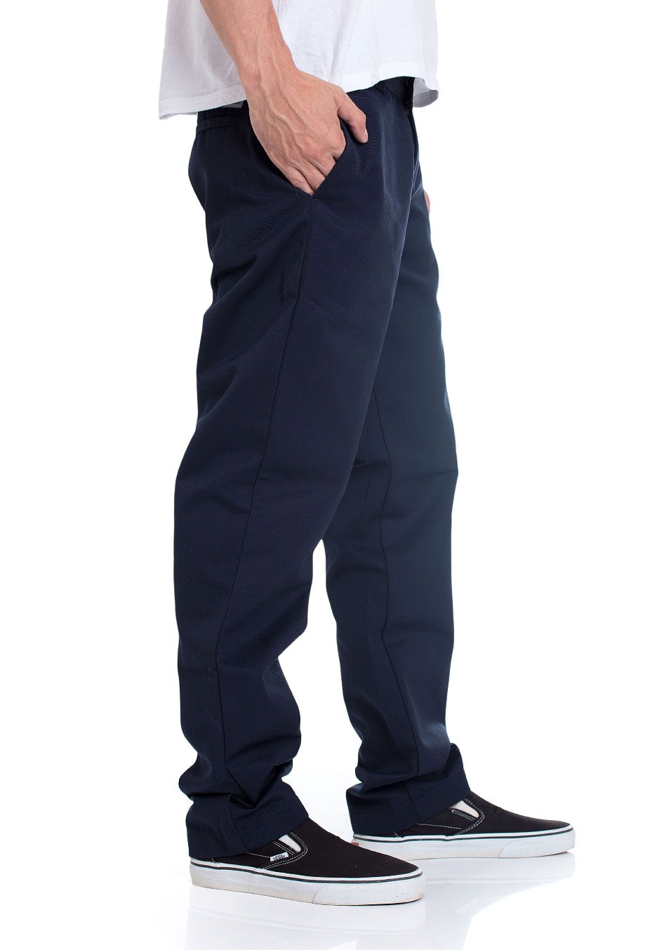 Carhartt WIP - Master Denison Twill Dark Navy Rinsed - Pants | Men-Image