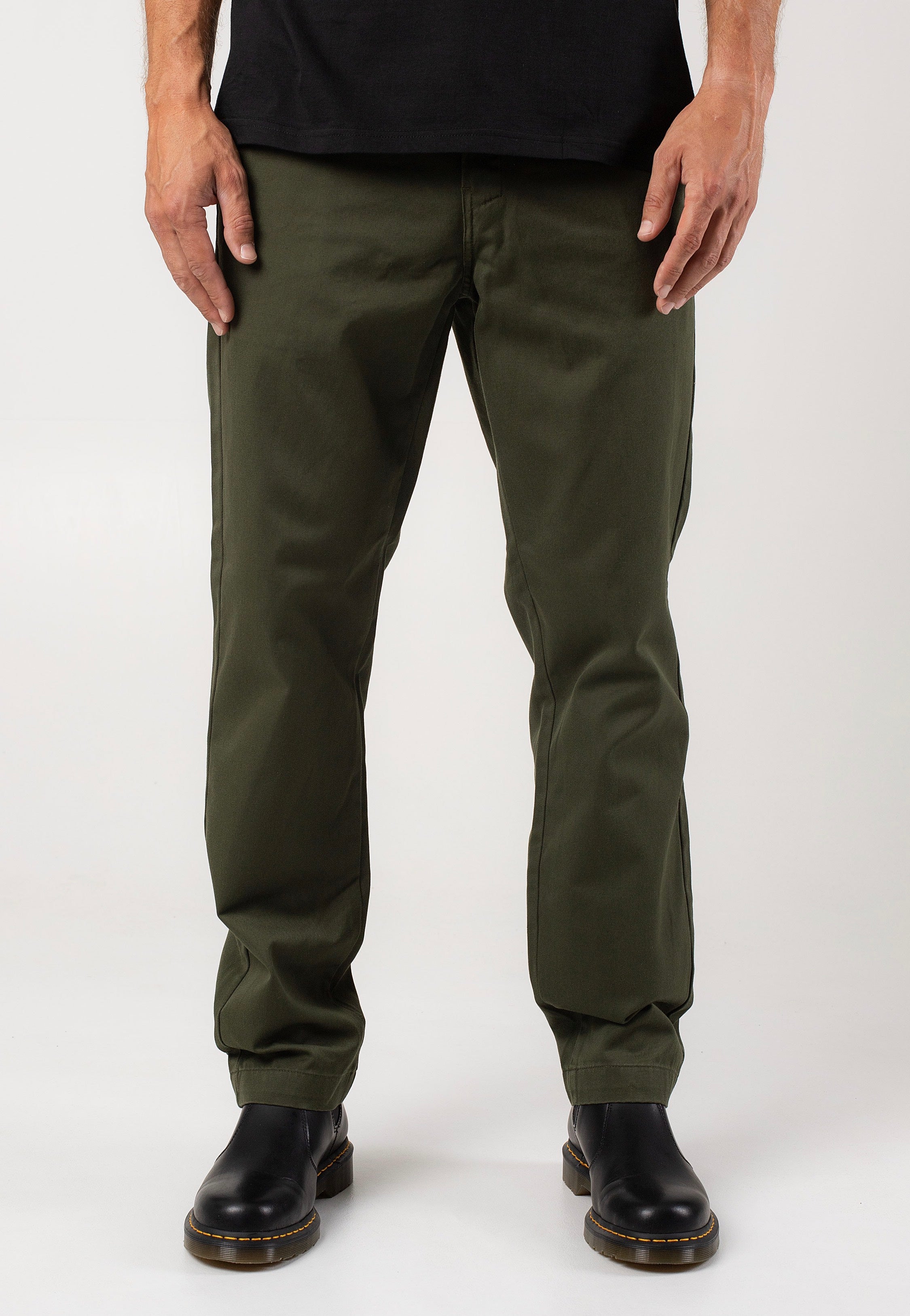 Carhartt WIP - Master Rinsed Office Green - Pants | Men-Image