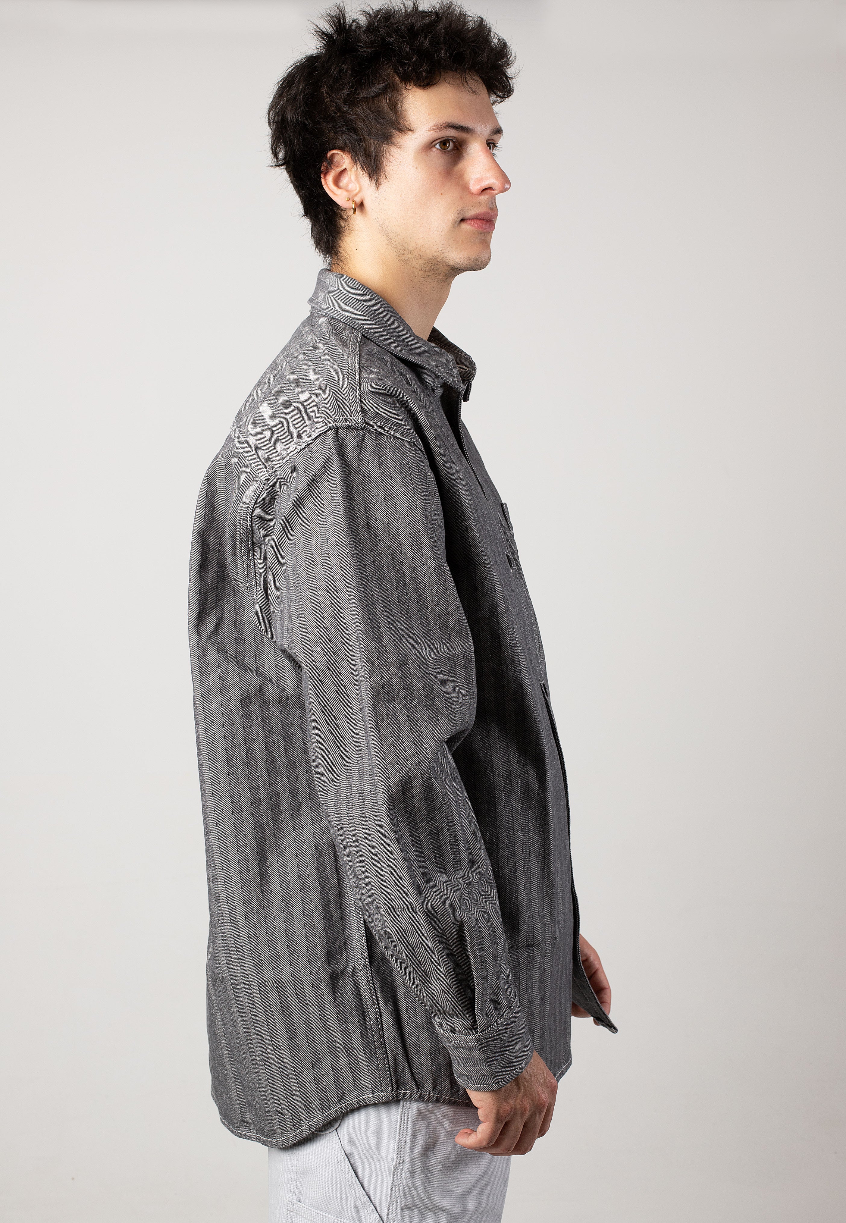 Carhartt WIP - Menard Rinsed Grey - Jacket | Men-Image