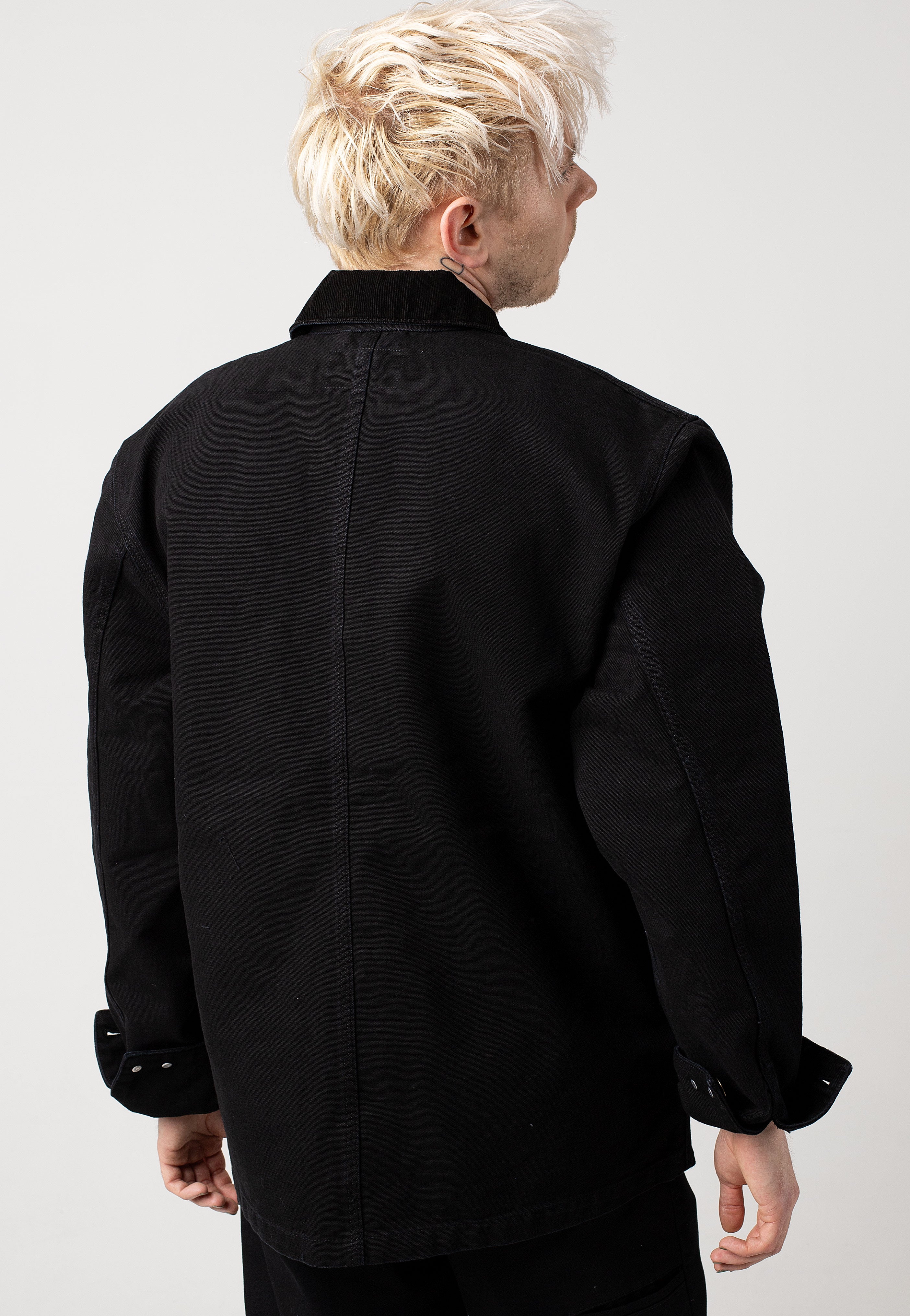 Carhartt WIP - Michigan Aged Canvas Black/Black - Jacket | Men-Image