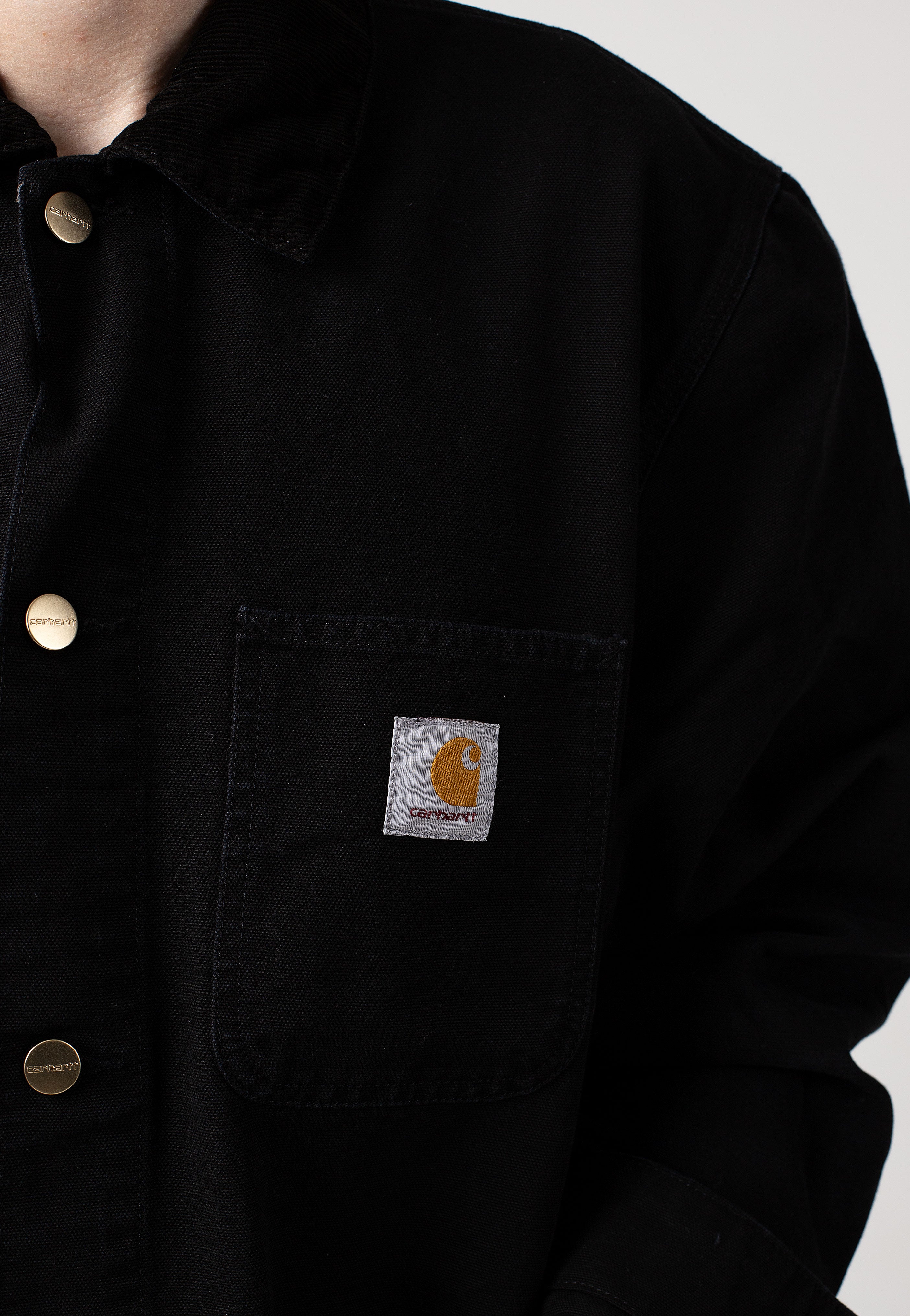 Carhartt WIP - Michigan Aged Canvas Black/Black - Jacket | Men-Image