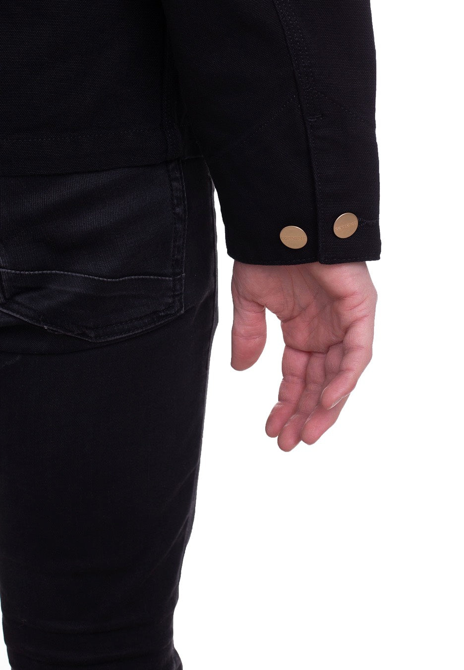 Carhartt WIP - Michigan Coat Black - Jeans Jacket | Men-Image
