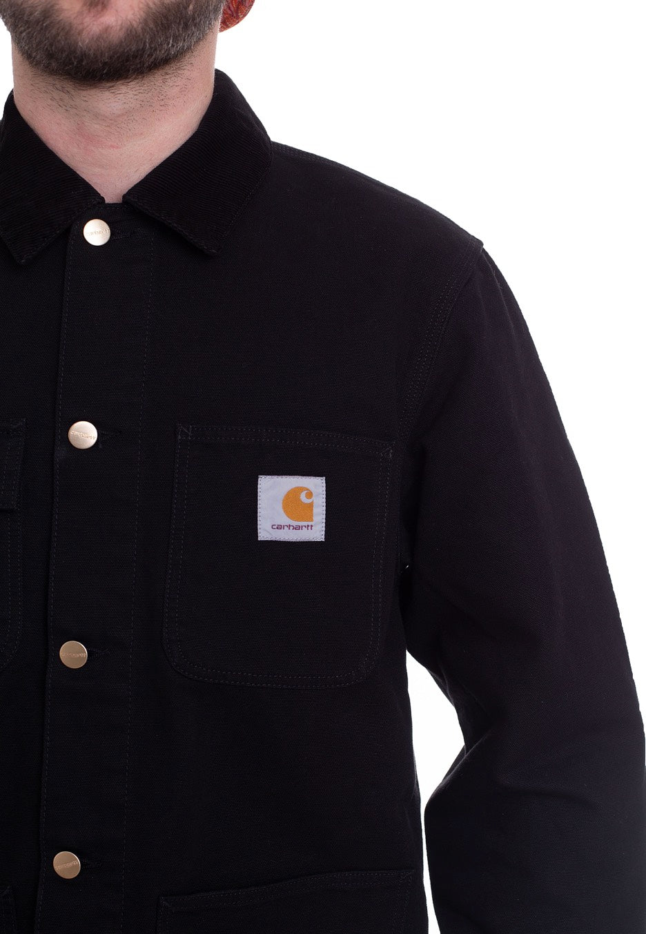 Carhartt WIP - Michigan Coat Black - Jeans Jacket | Men-Image