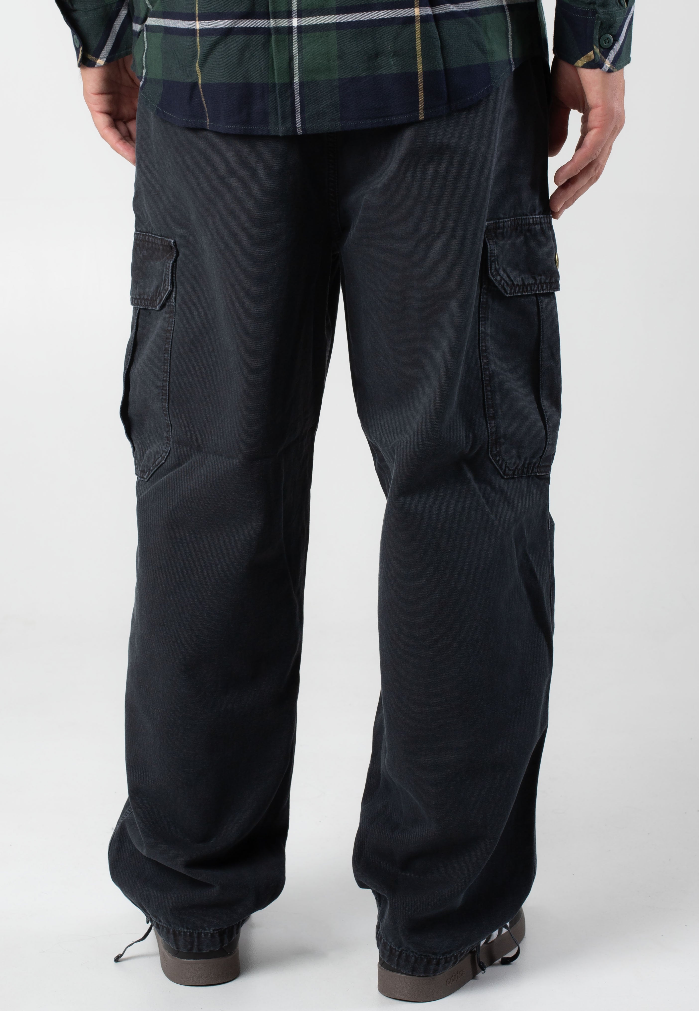 Carhartt WIP - Stanton Cargo Stone Dyed Black - Pants | Men-Image