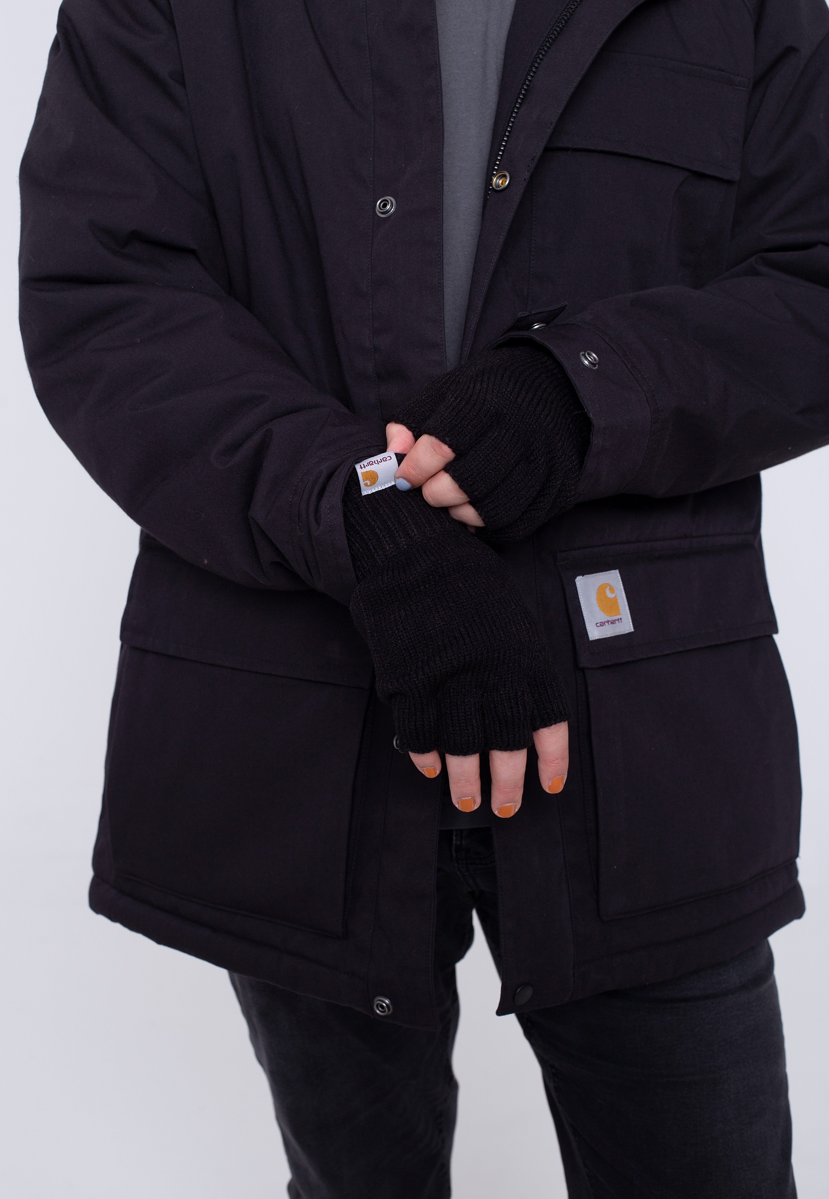 Carhartt WIP - Mitten Black - Gloves | Neutral-Image